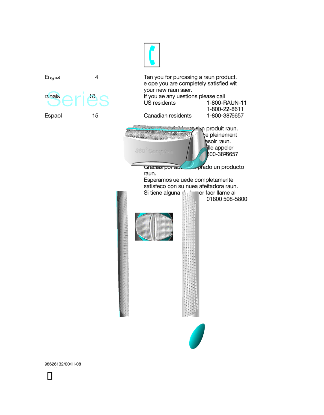 Braun 510 manual Satisfait de votre nouveau rasoir Braun 