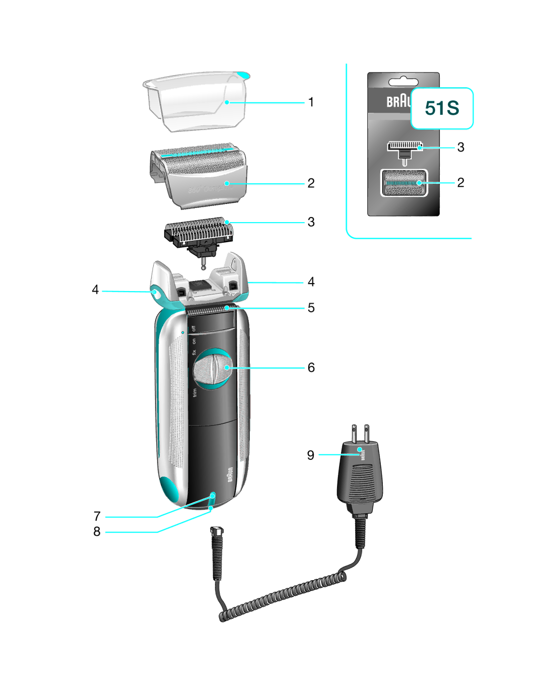 Braun 510 manual 51S 