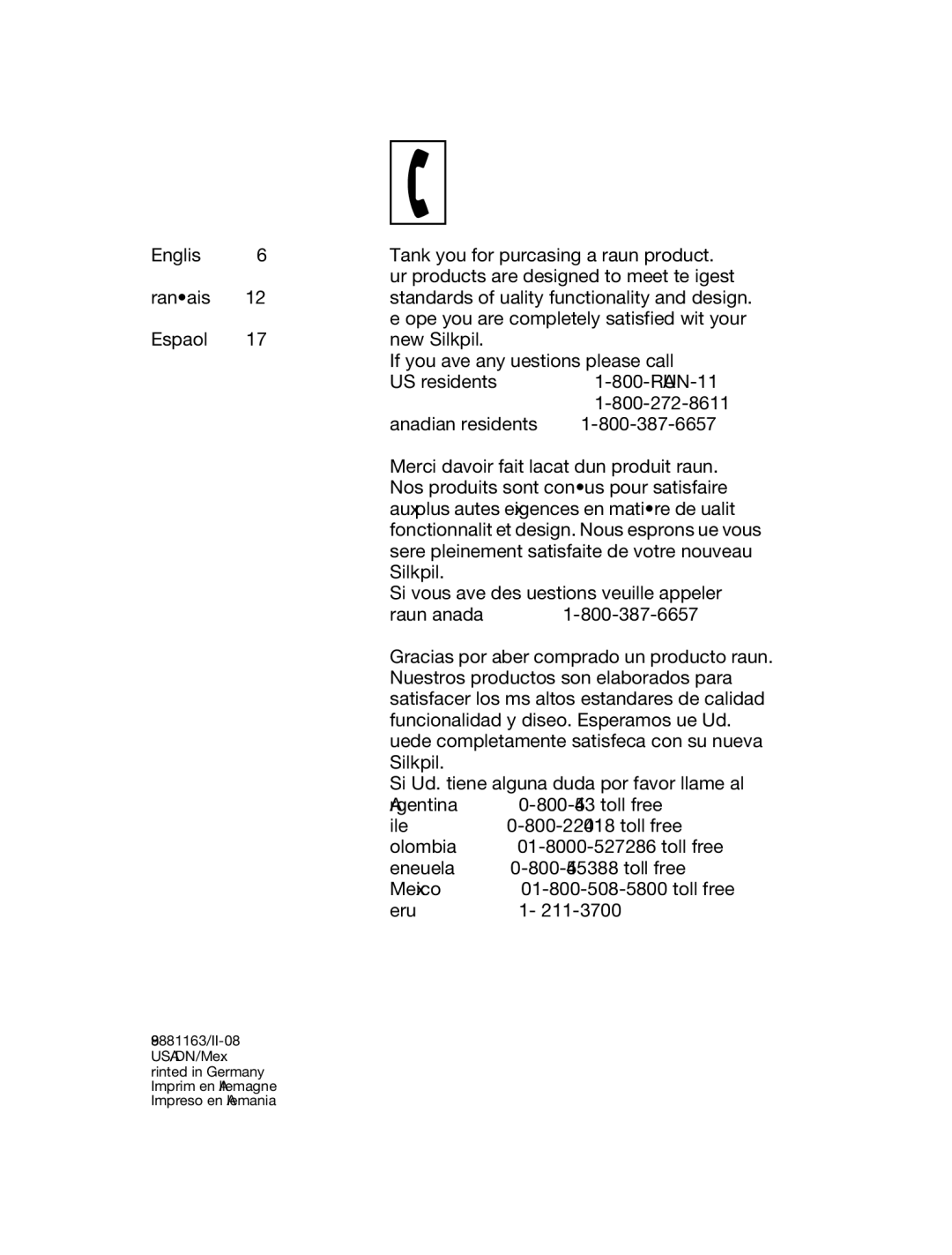 Braun 5316 manual Serez pleinement satisfaite de votre nouveau 