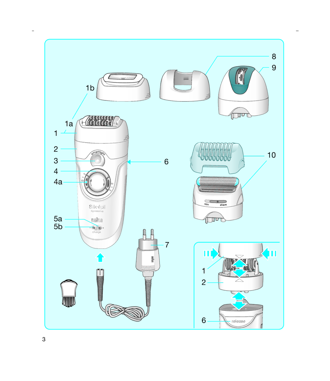 Braun 5375 manual Release 