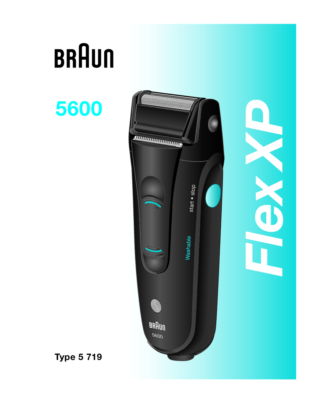 Braun 5600 manual Flex XP 