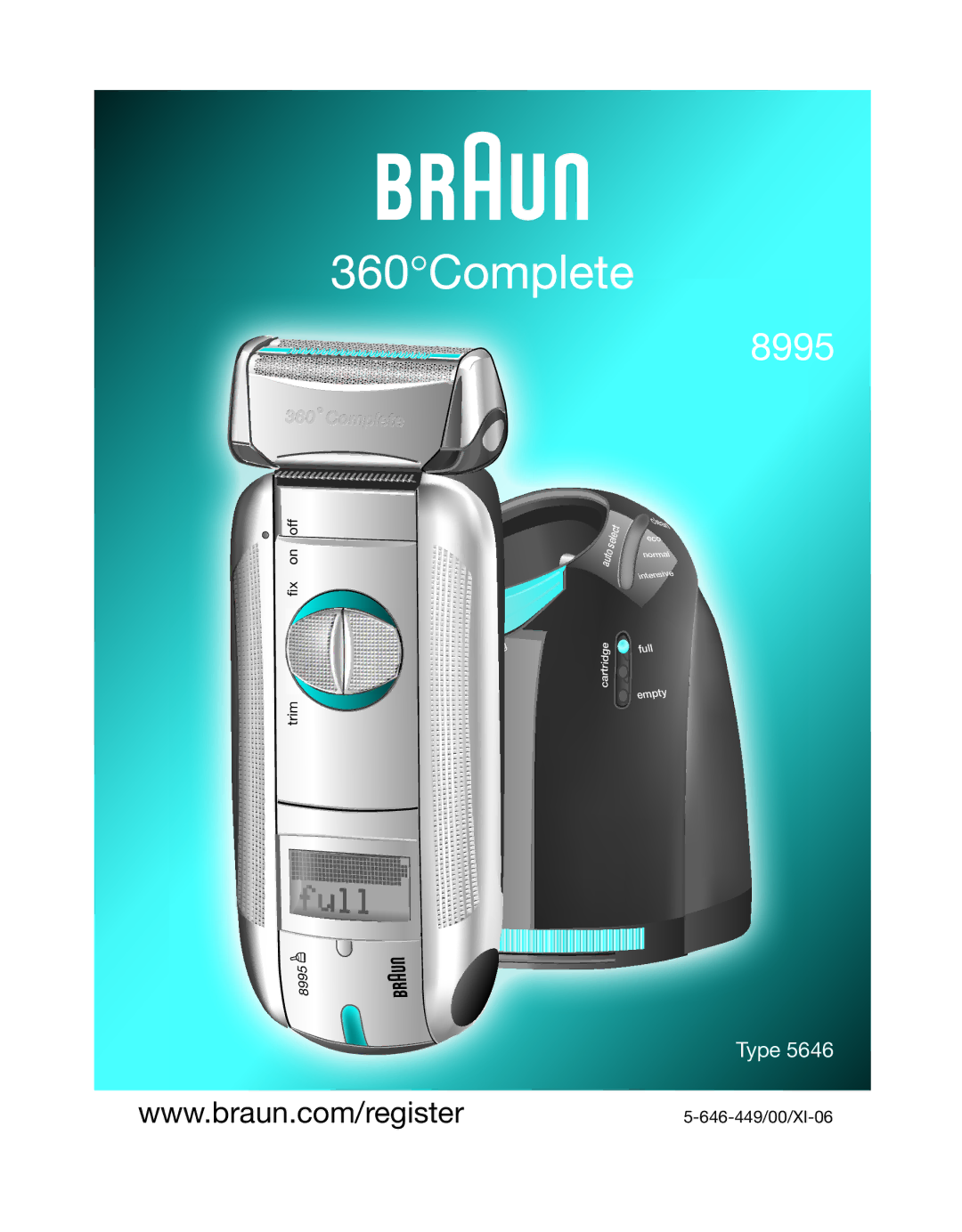 Braun 5646 manual 8995 