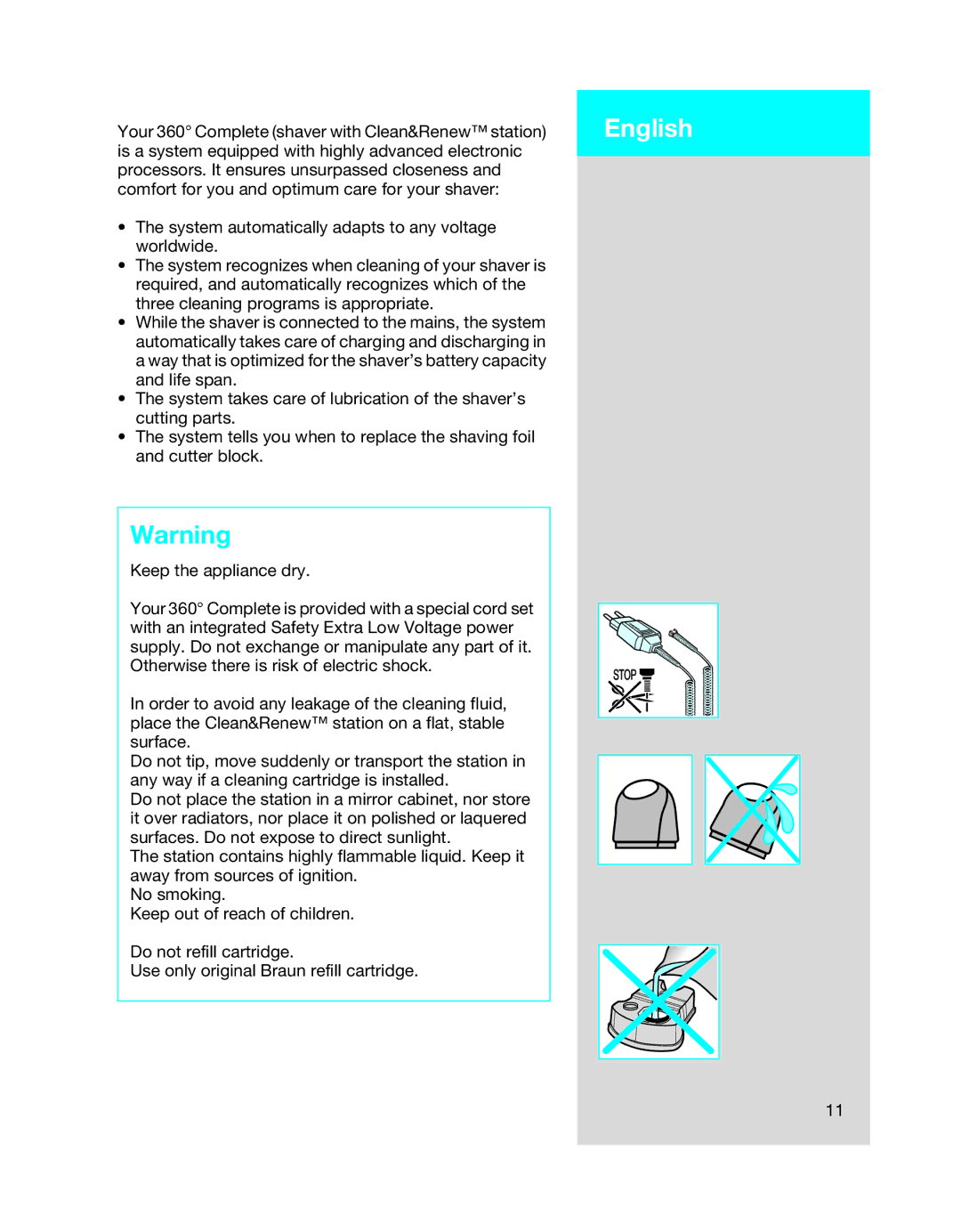 Braun 5646 manual English 