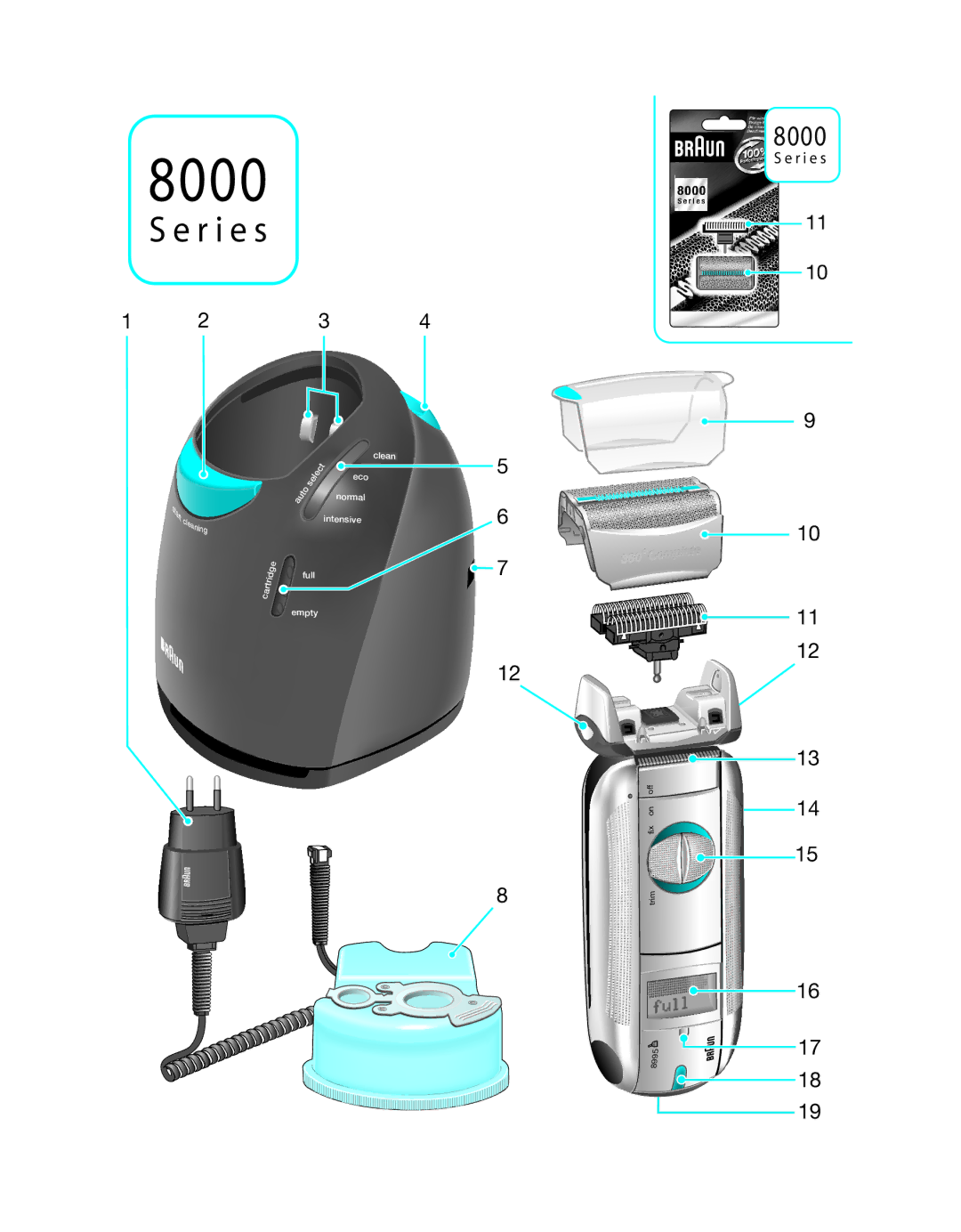 Braun 5646 manual 8000 