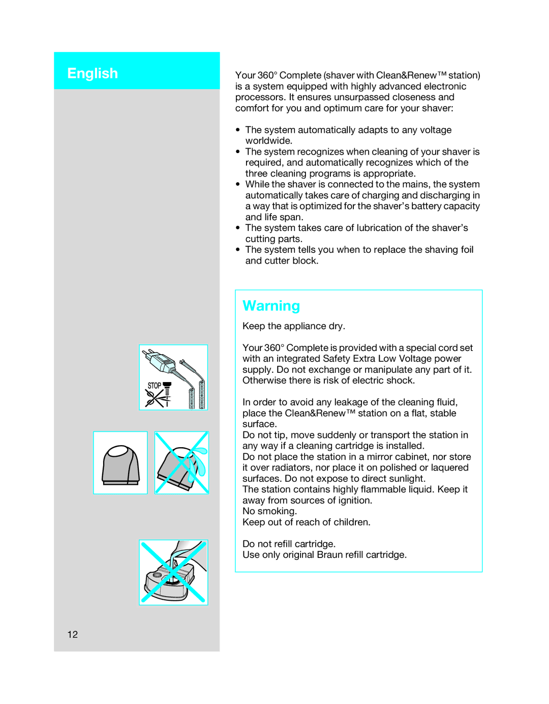 Braun 5649 manual English 