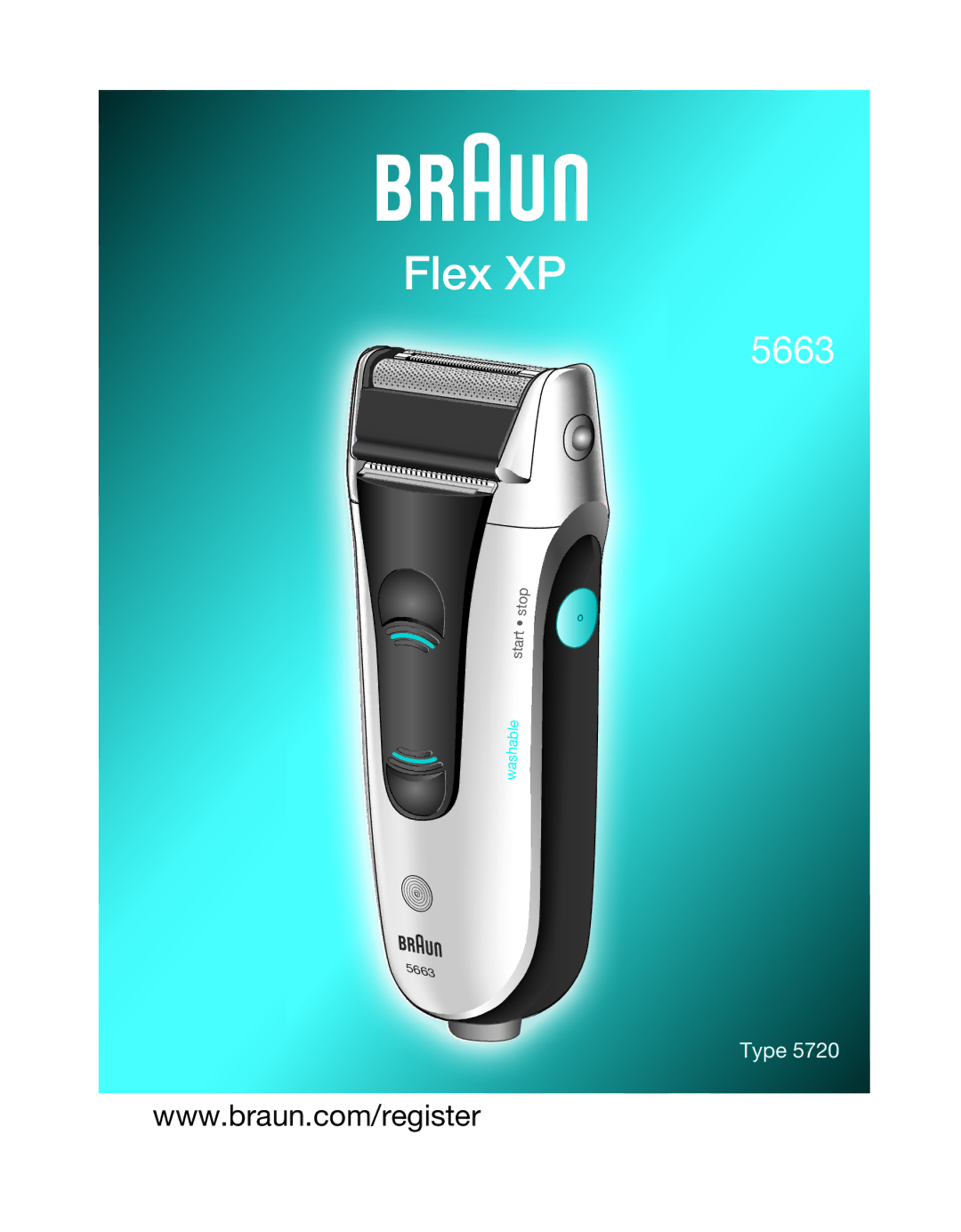 Braun 5663 manual Flex XP 