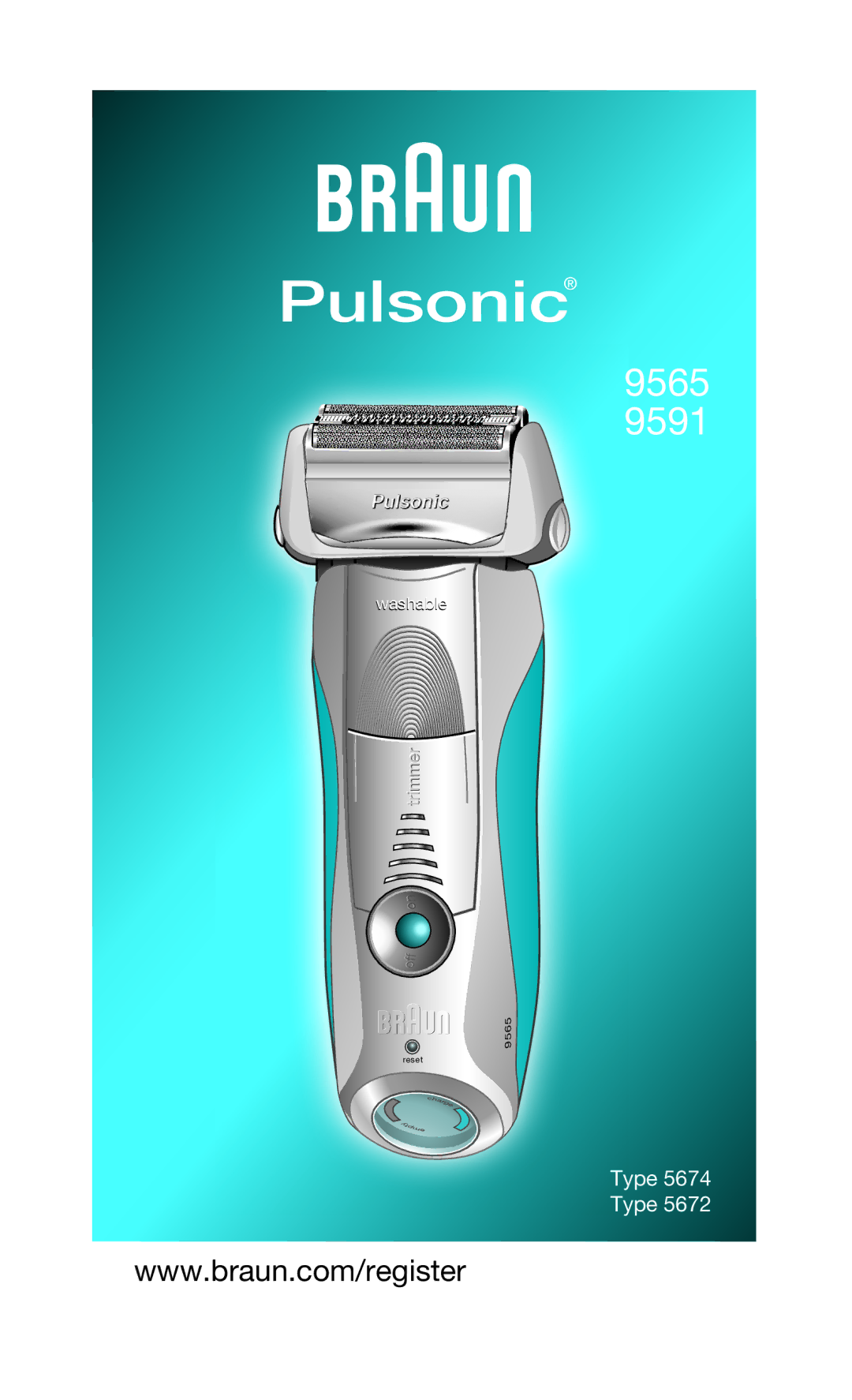 Braun 5672, 5674 manual Pulsonic 