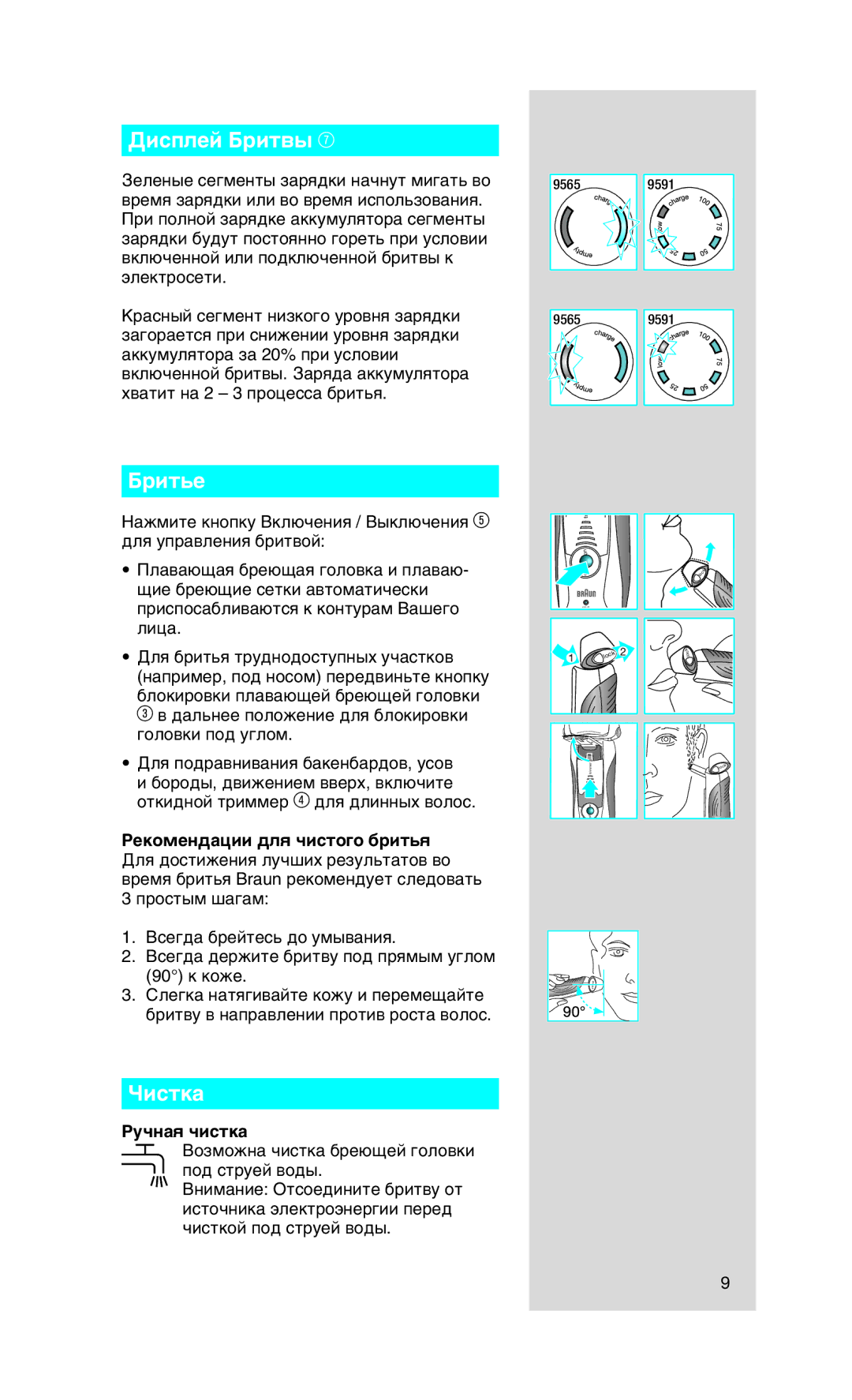 Braun 5672, 5674 manual Ñëòôîâè ÅËÚ‚˚, Óëòúí‡ 