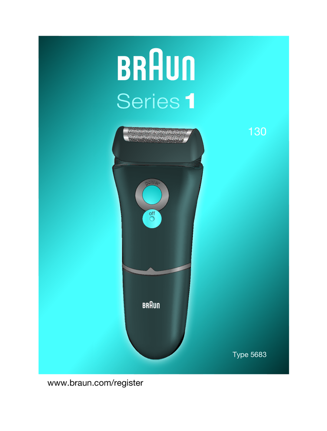 Braun 5683 manual Series 