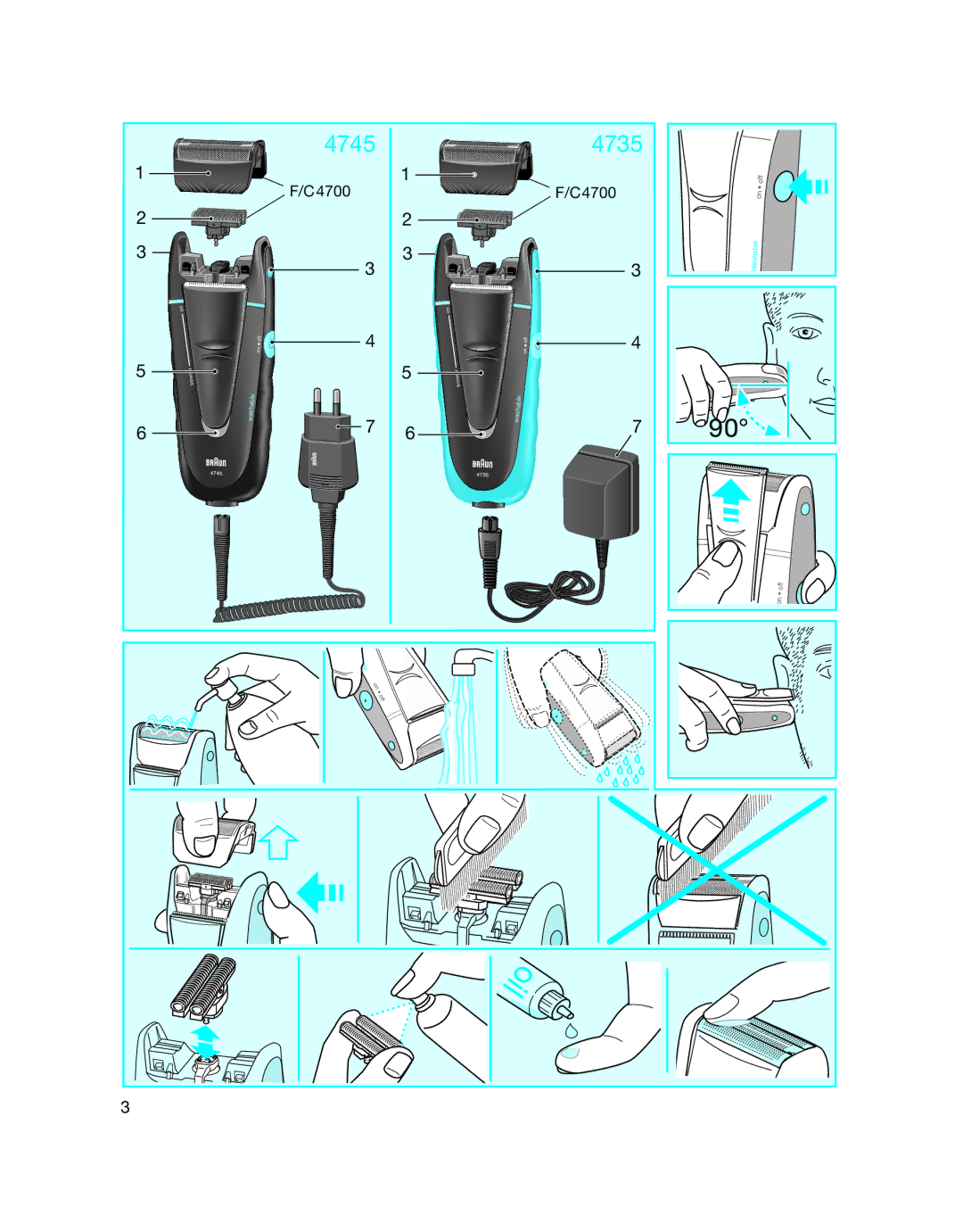 Braun 5714 manual 4745 