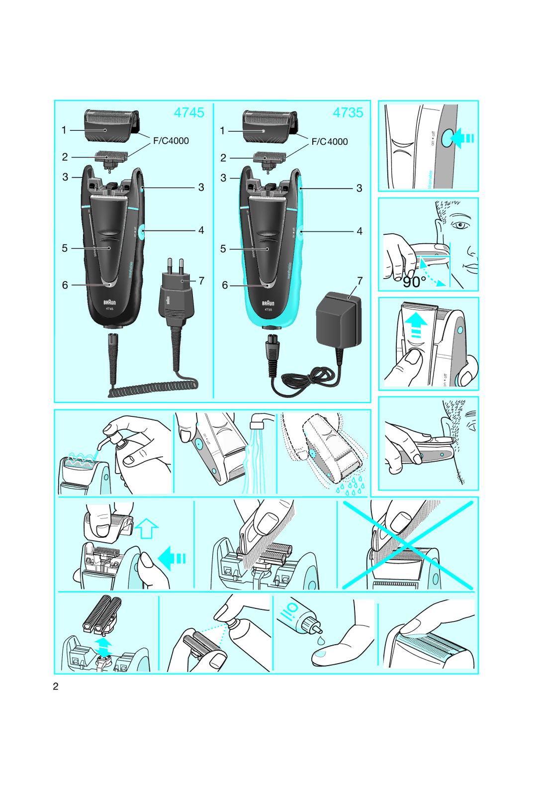 Braun 5715 manual 4745 