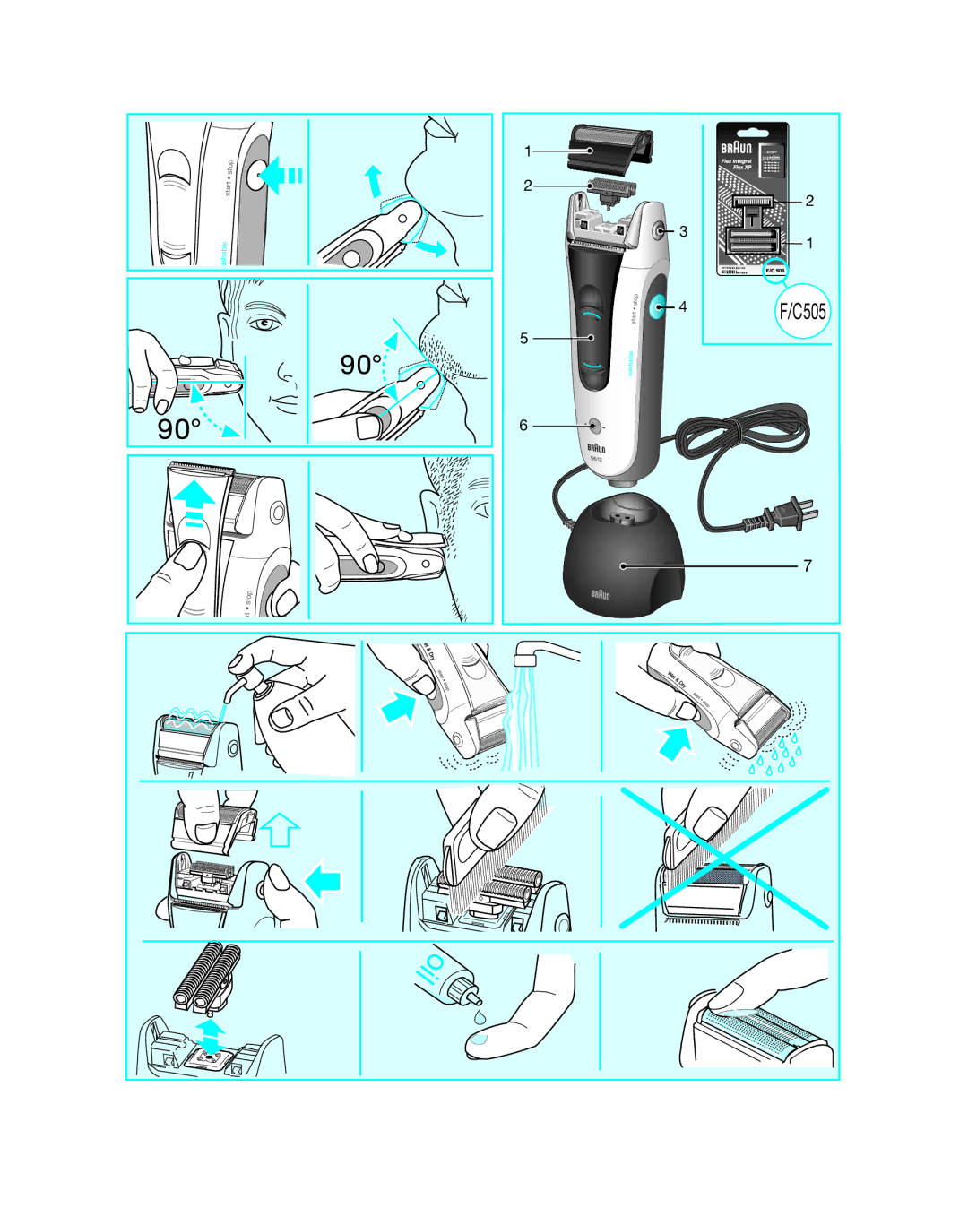 Braun 5721, 5720 manual Oil 