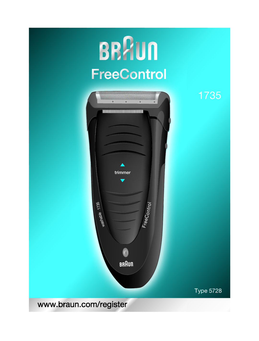 Braun 1735, 5728 manual 