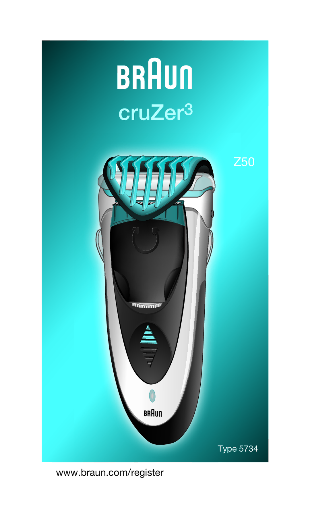 Braun 5734 manual CruZer3 