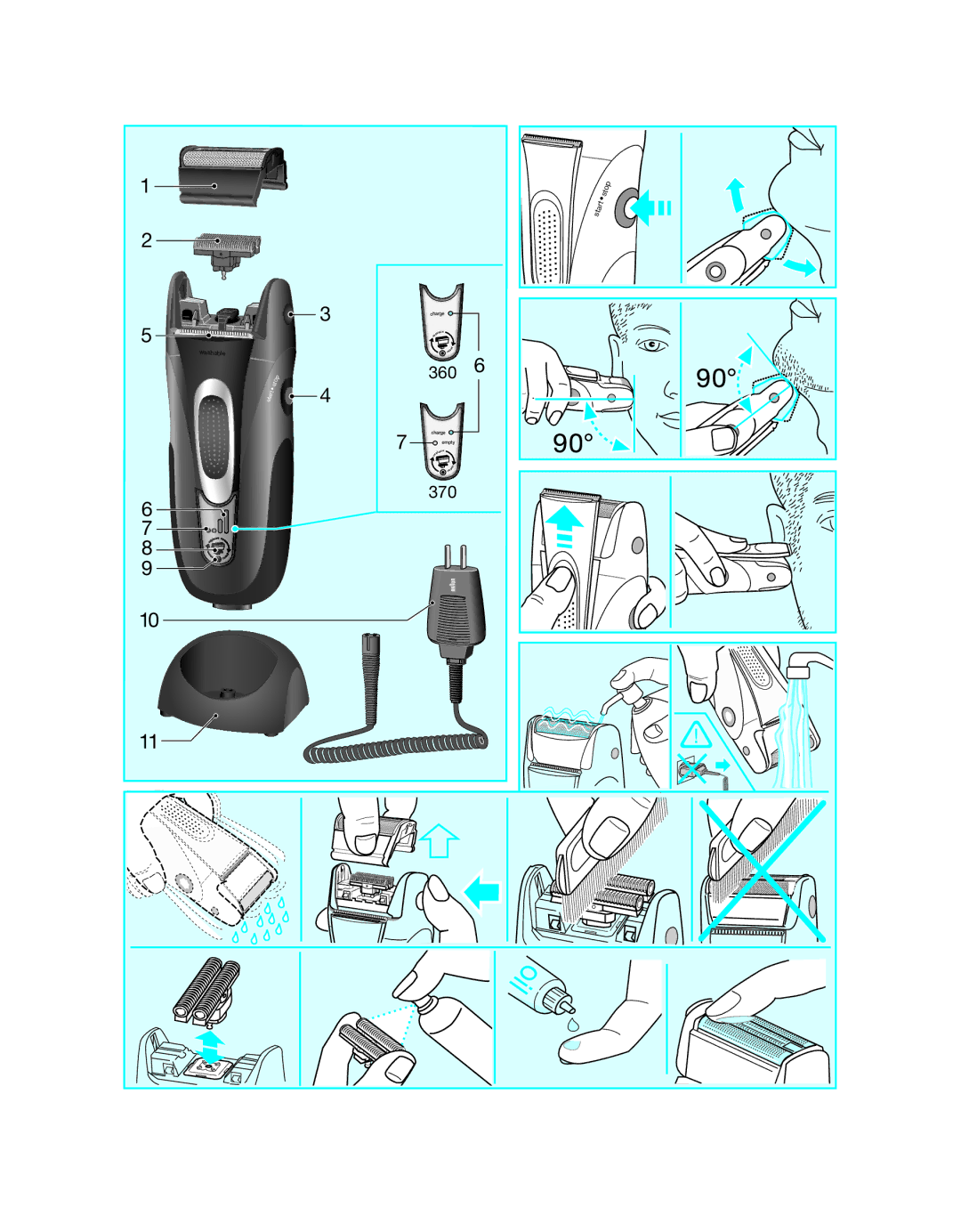 Braun 5736, 5739, 5738 manual Oil 