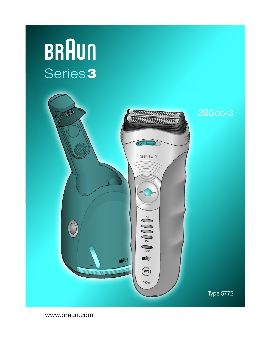 Braun 5772 manual Series 