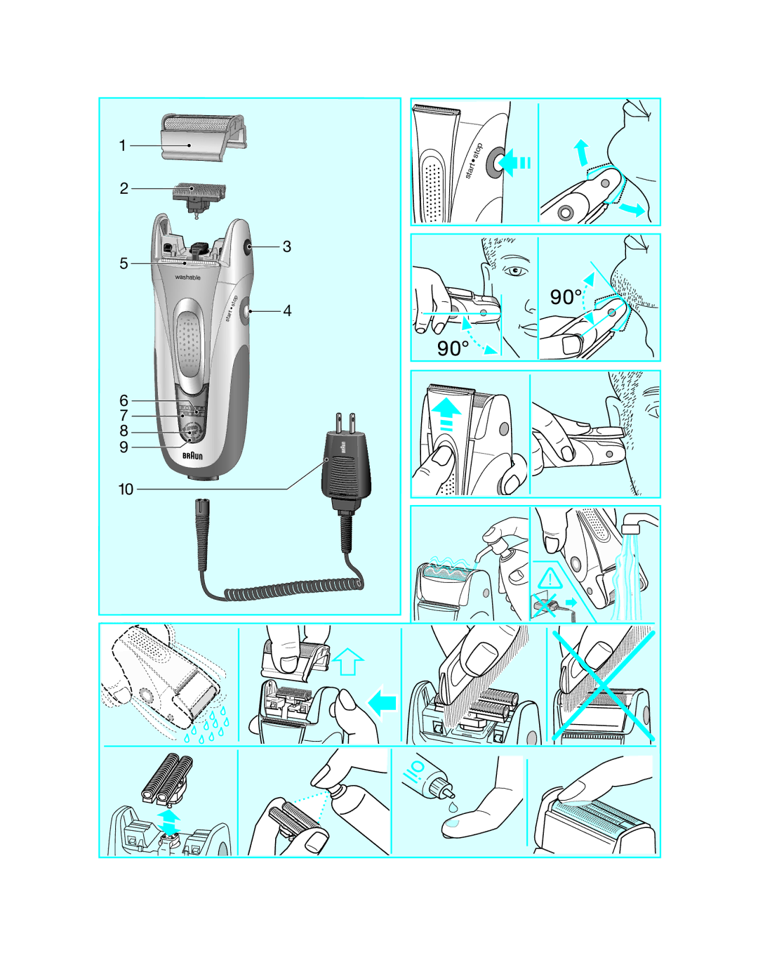 Braun 5737, 5885 manual Oil 