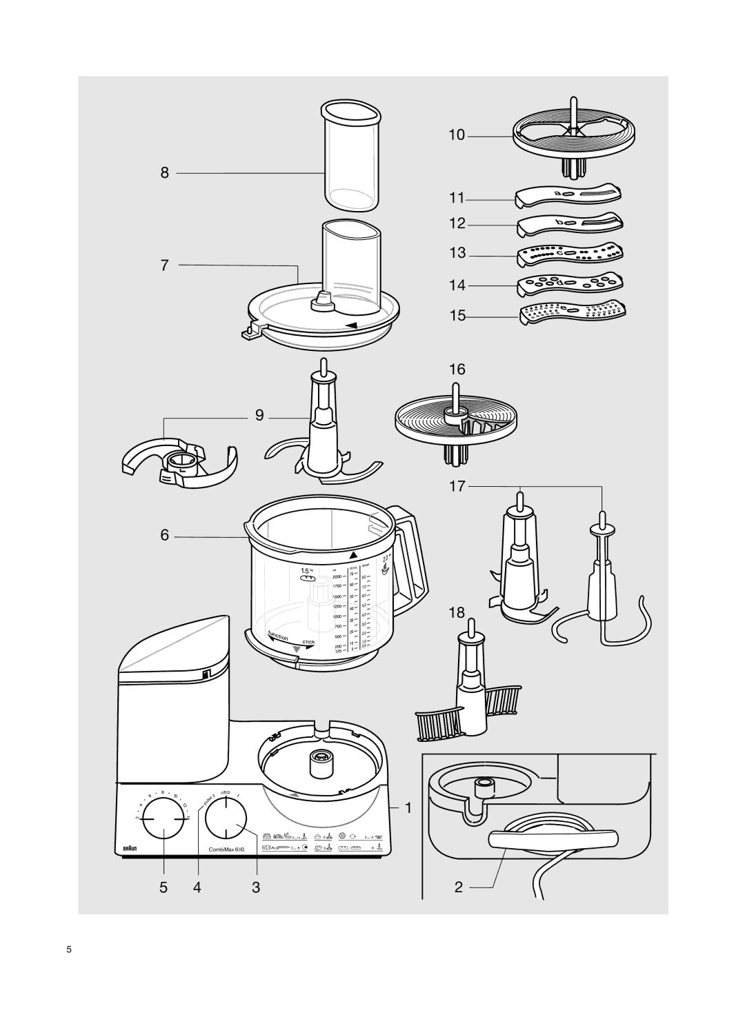 Braun 650, 600 manual CombiMax 