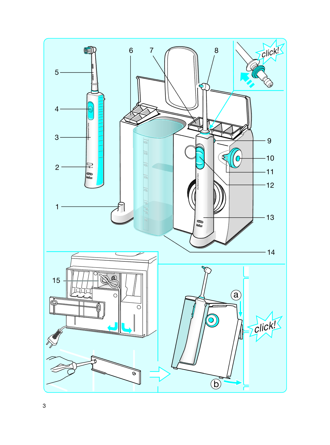 Braun 6500 manual Click 