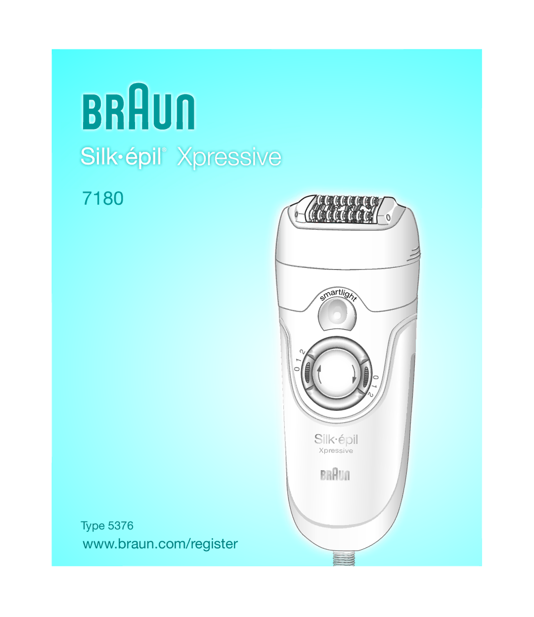 Braun 7180 manual Silk épil Xpressive 