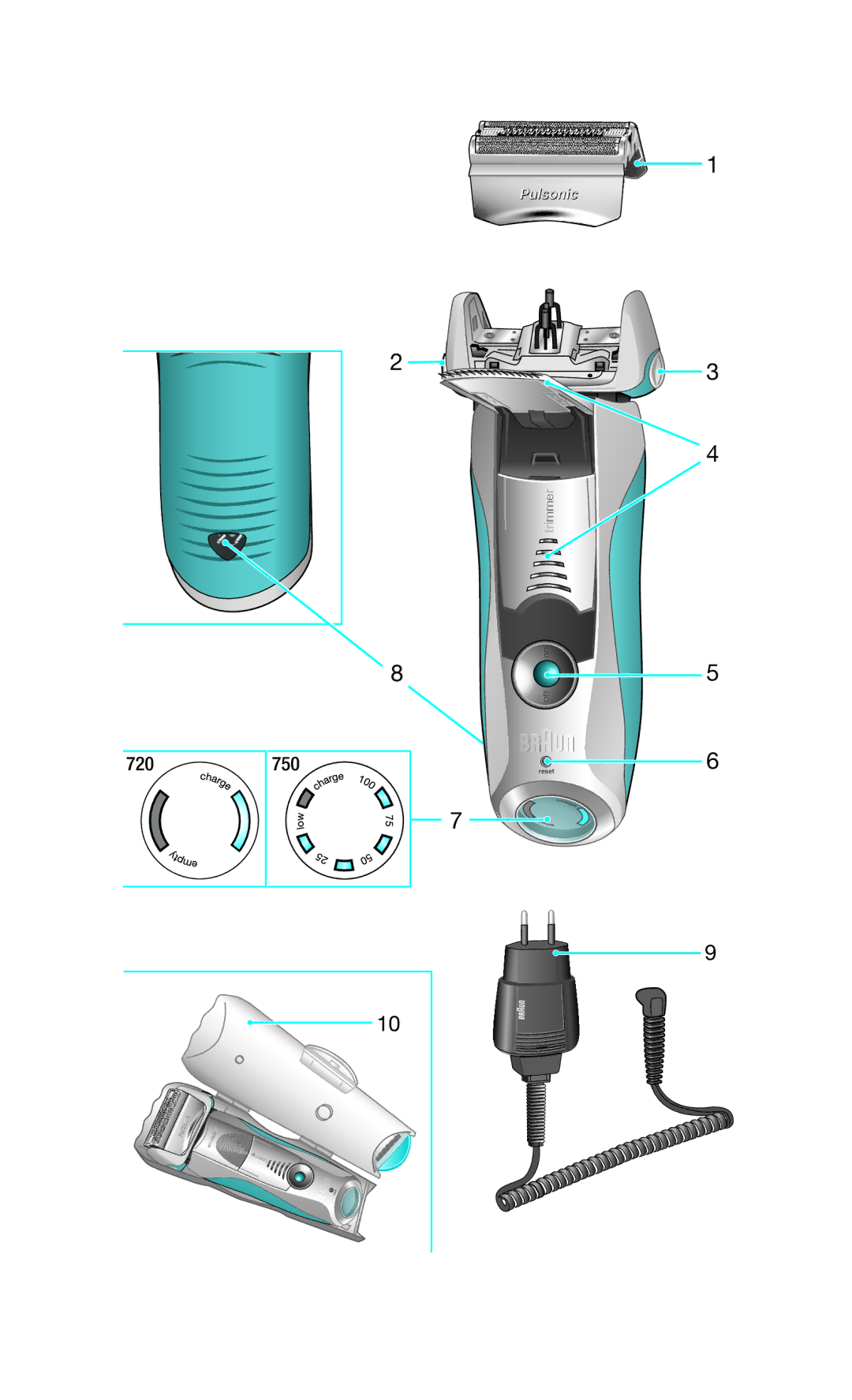 Braun manual 720 750 