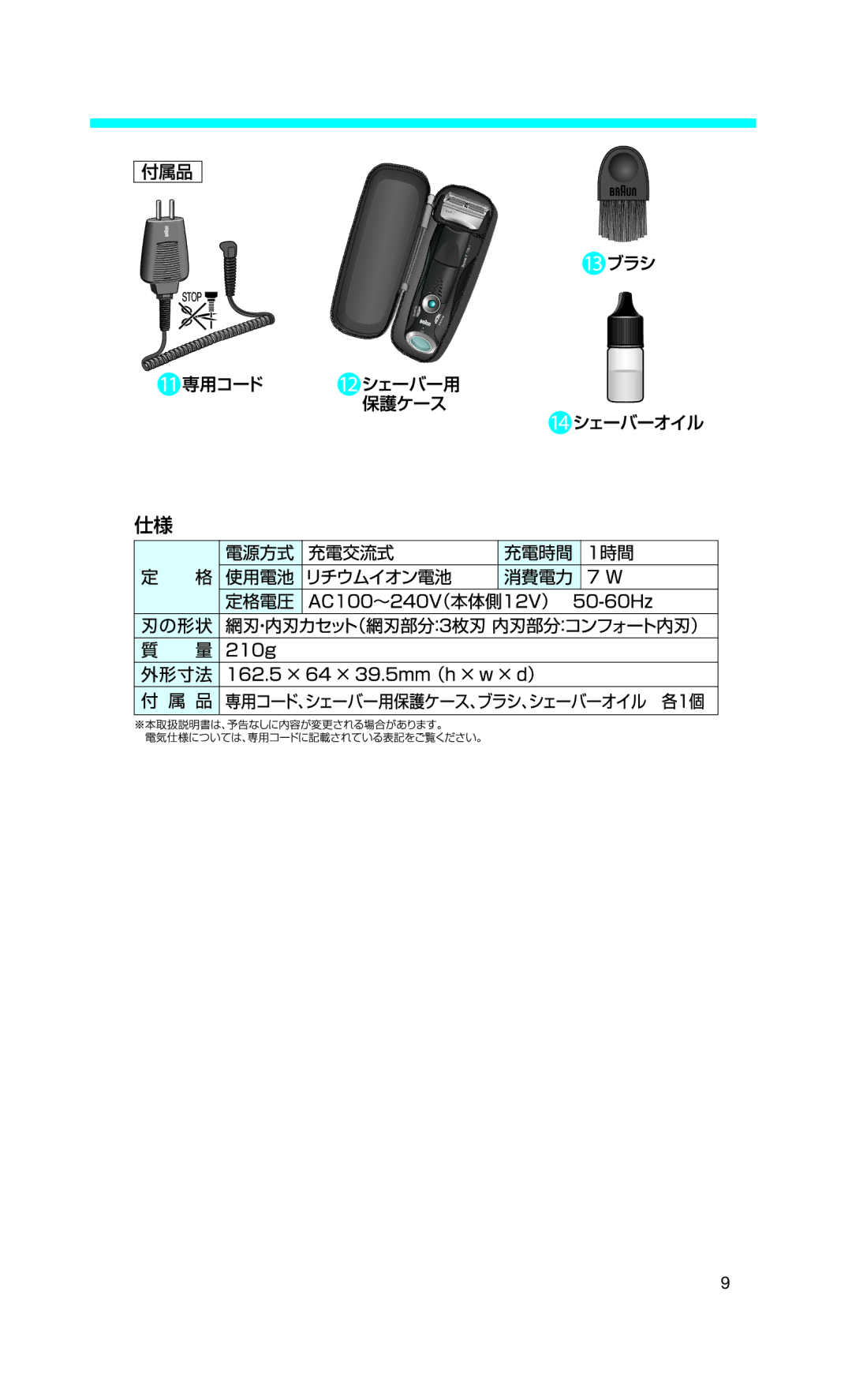 Braun 720S-3 manual Seri 