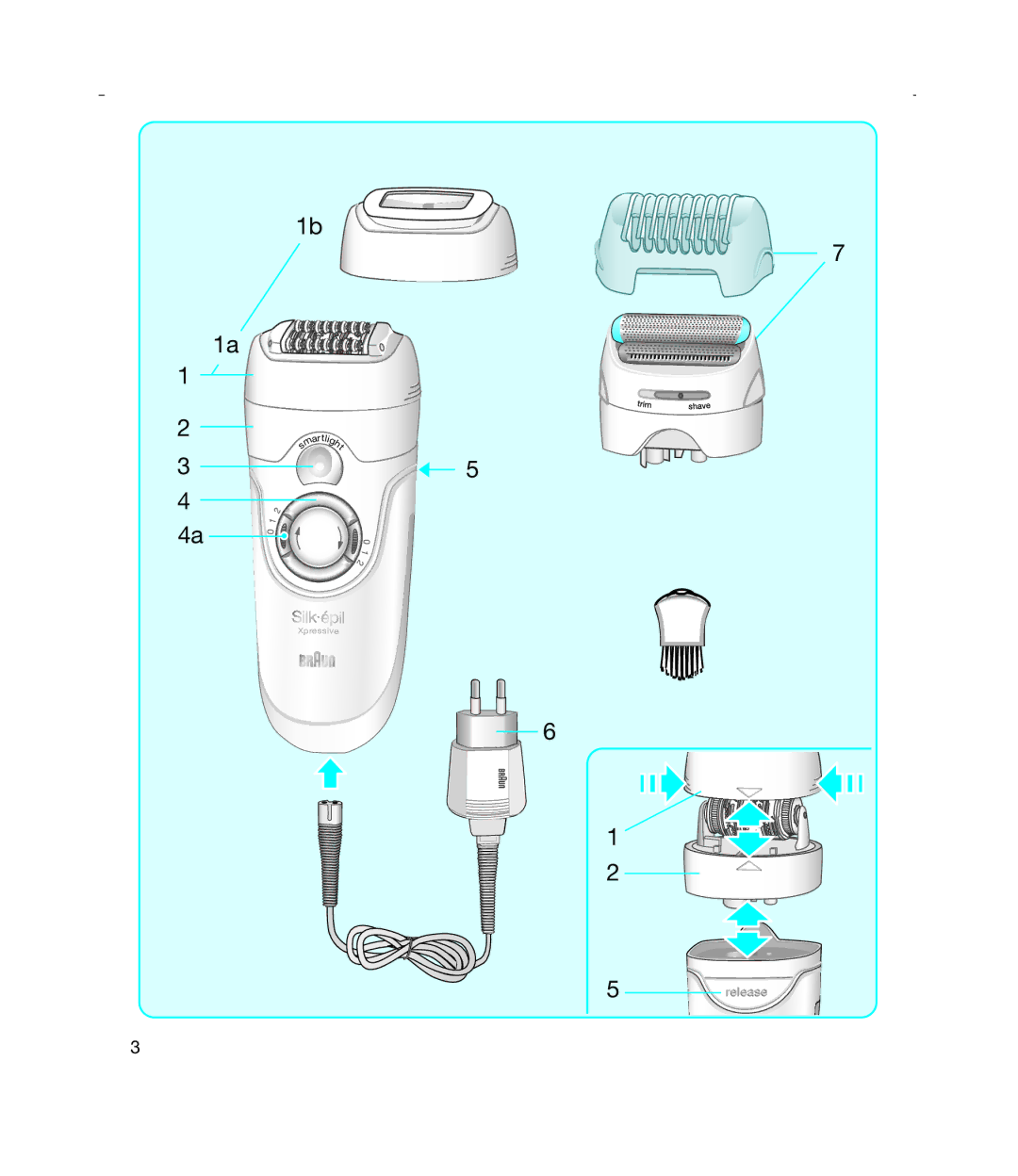 Braun 7280 manual Release 