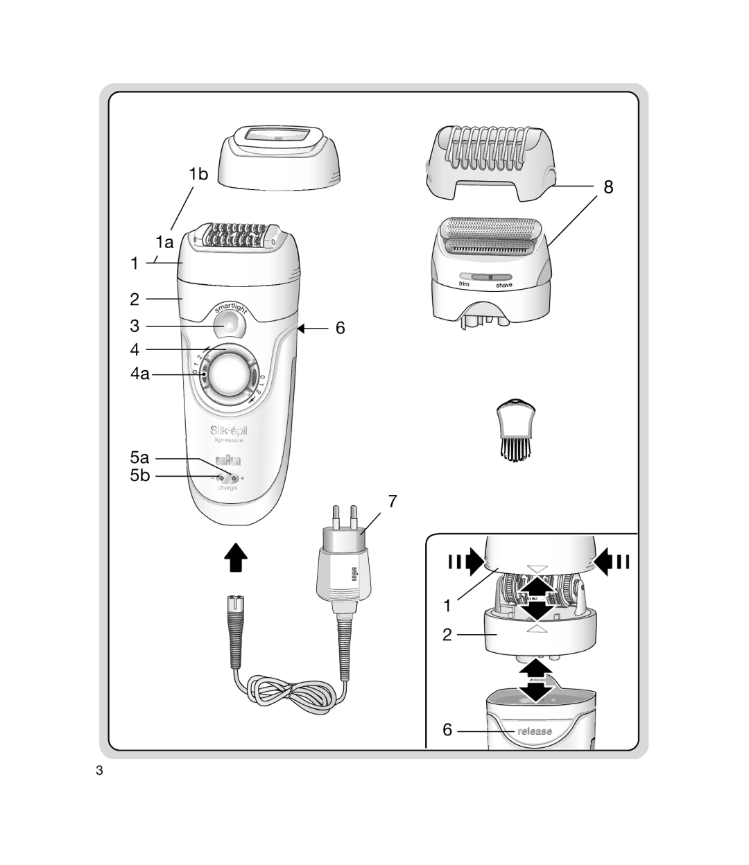 Braun 7281 WD manual Release 