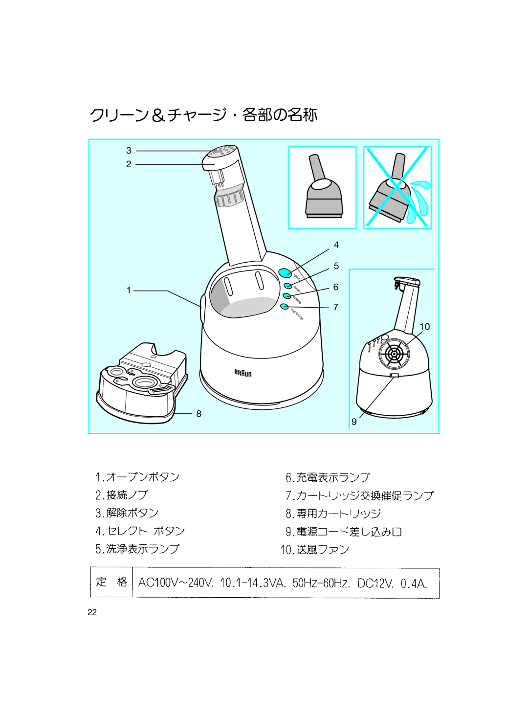 Braun 7640, 7497, 7511 manual Clean 