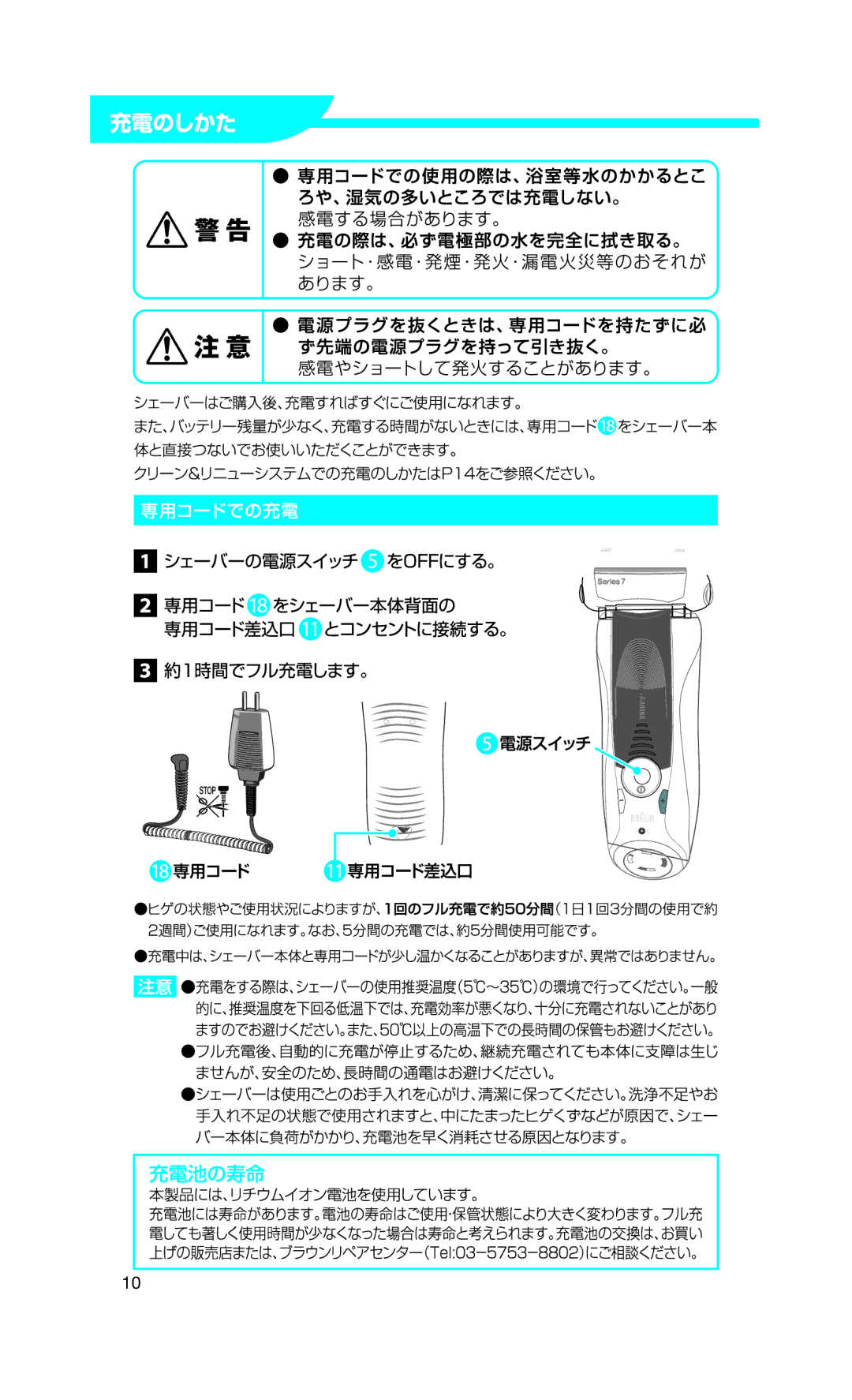 Braun 750CC-4 manual Stop 