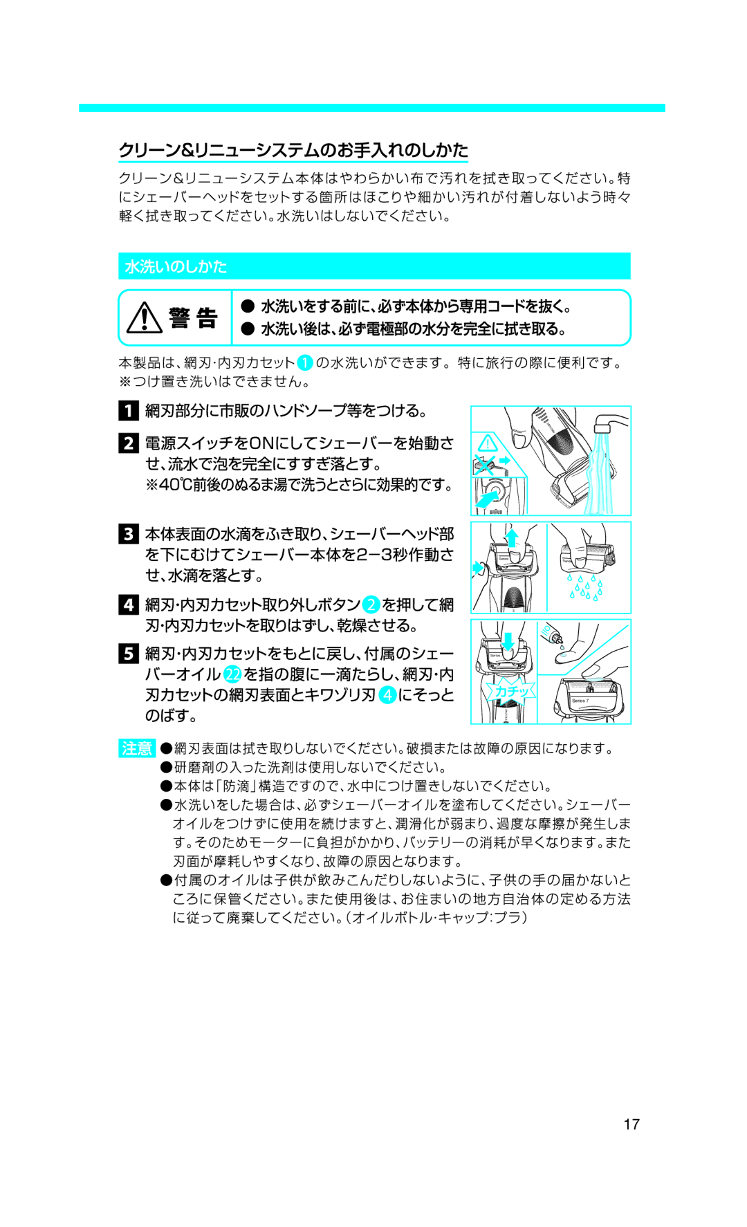 Braun 750CC-4 manual Release 