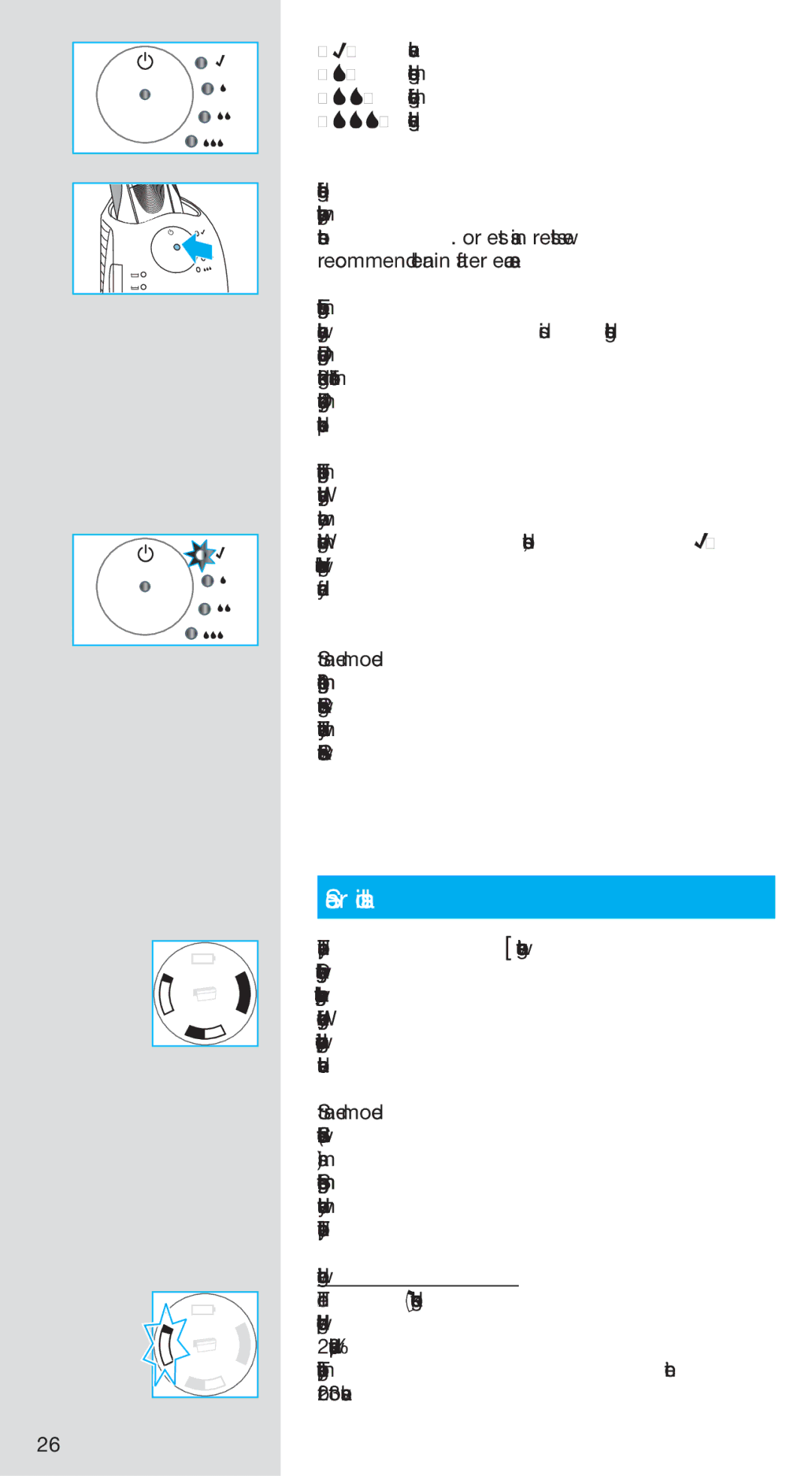 Braun 750CC-5 manual Shaver display, Stand-by mode 