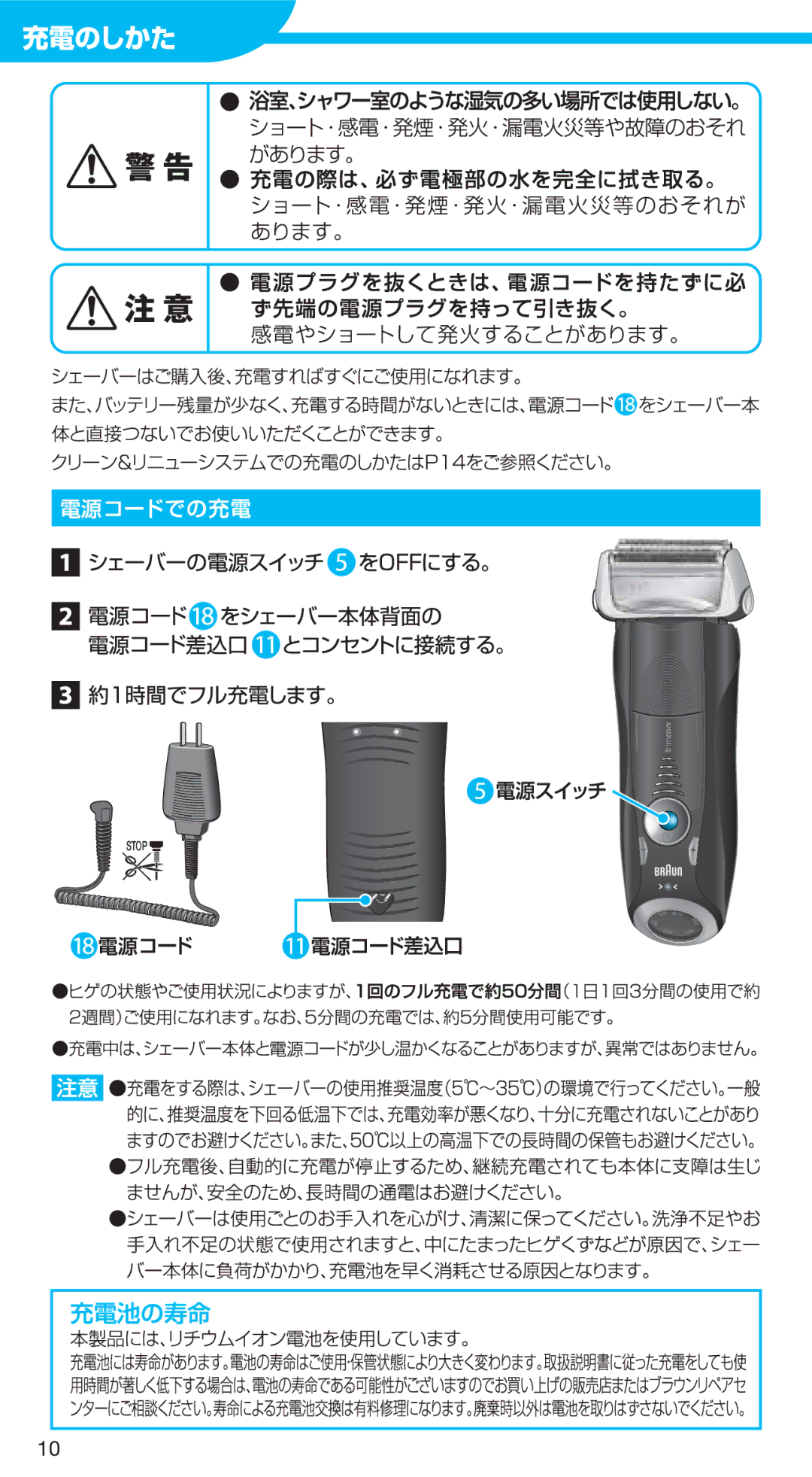 Braun 760 CC-5, 765 CC-5 manual Trimmer 