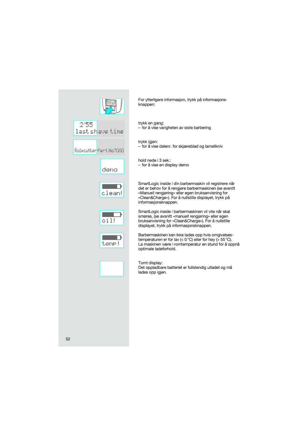 Braun 7690 manual 7680 