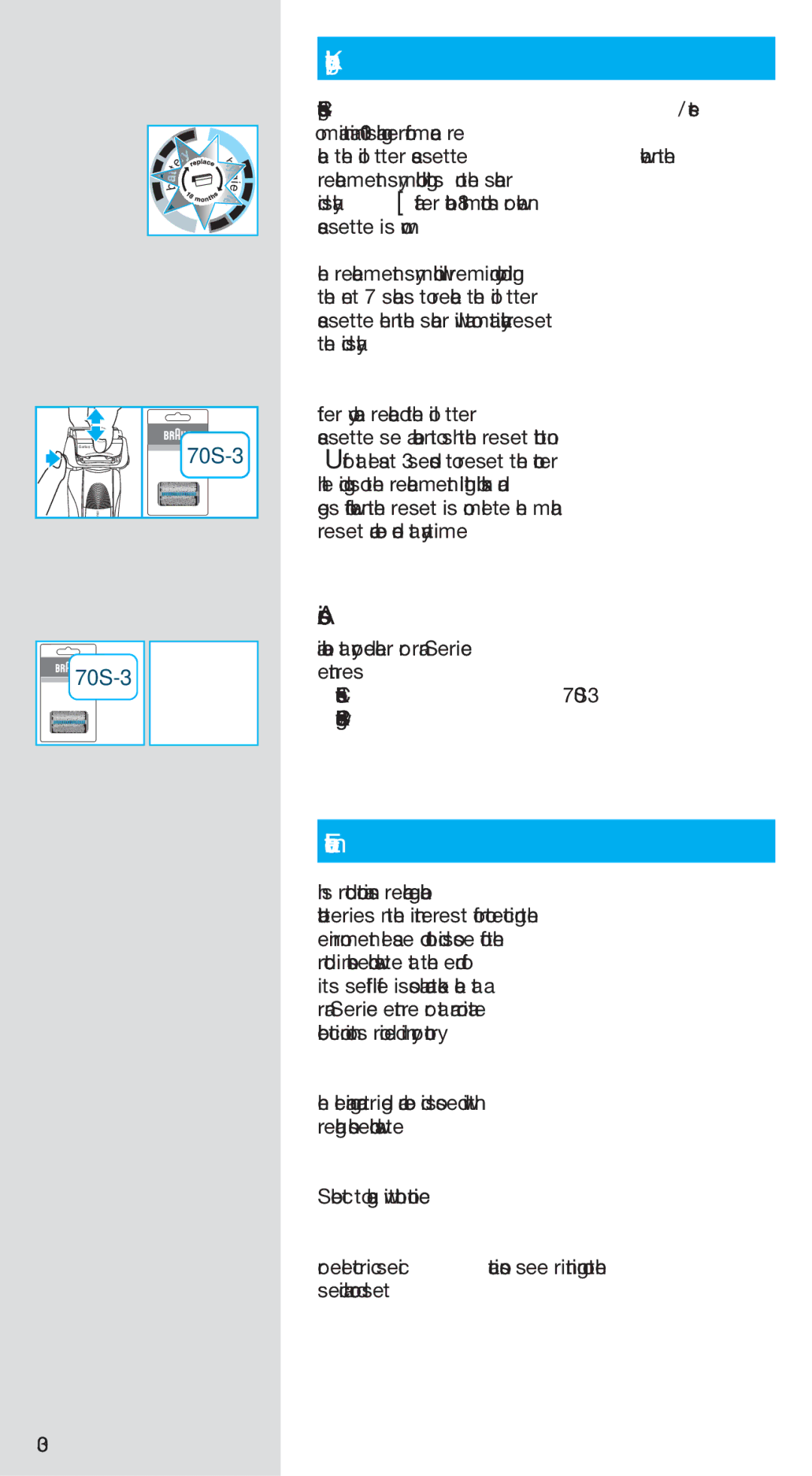 Braun 790CC-5 manual Keeping your shaver in top shape, Environmental notice 