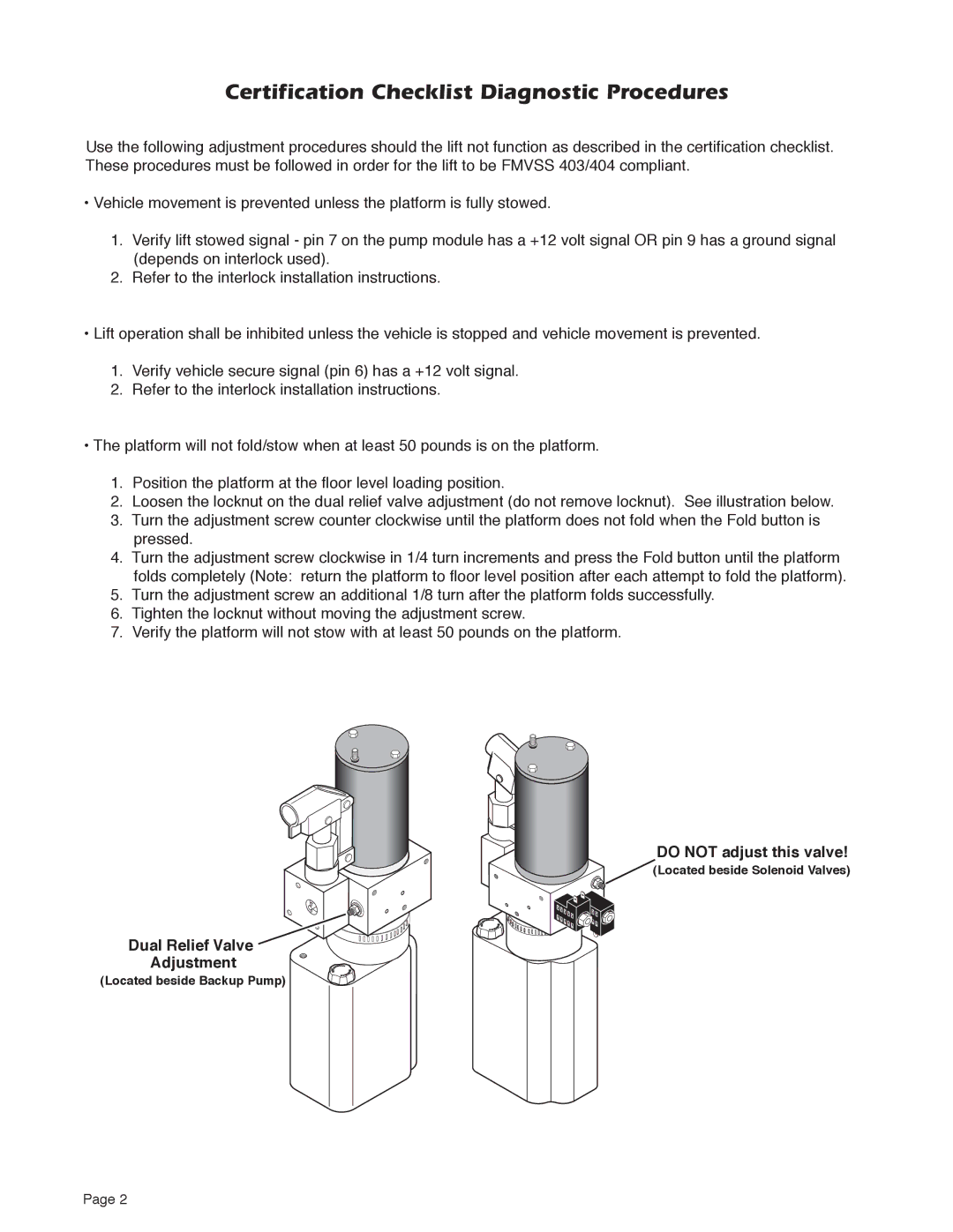 Braun A2 service manual #ERTIlCATION #HECKLIST $IAGNOSTICC0ROCEDURES 