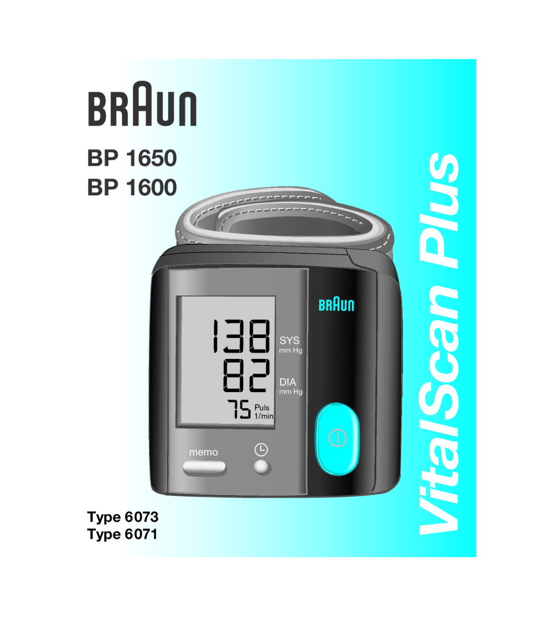 Braun BP 1650, bp1600 manual VitalScan Plus 