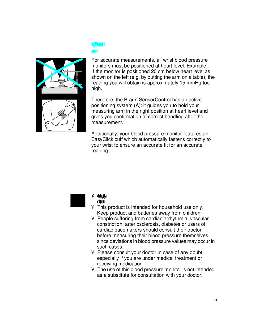 Braun BP3550, BP3560 manual What you should know about this blood pressure monitor 