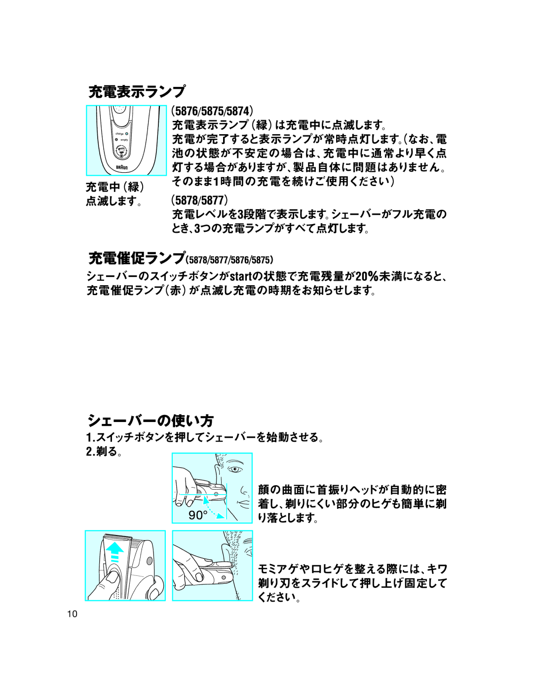 Braun BS 5875, BS 5876, BS 5878, BS 5877 manual B a h as w 