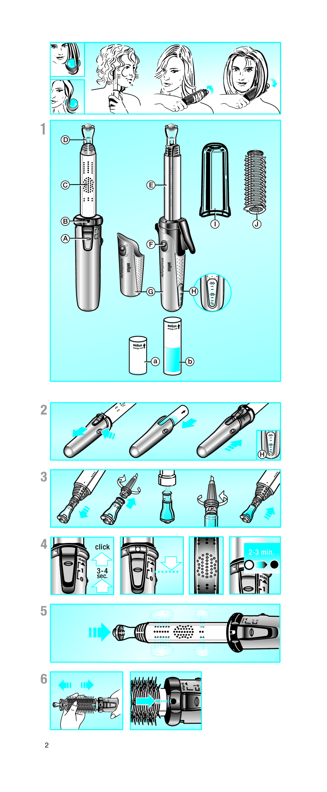 Braun C 31S manual Click 