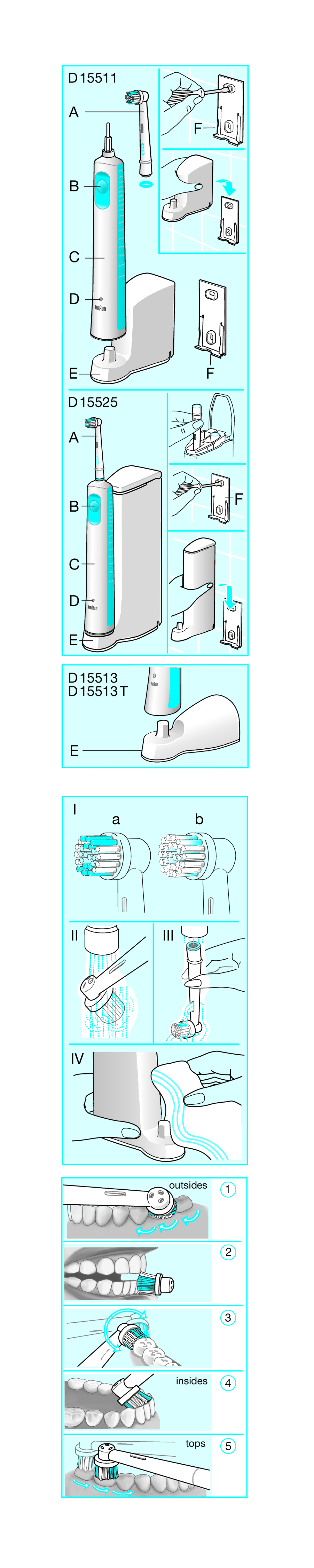 Braun D15511, D15513T, 15525 manual Iii 