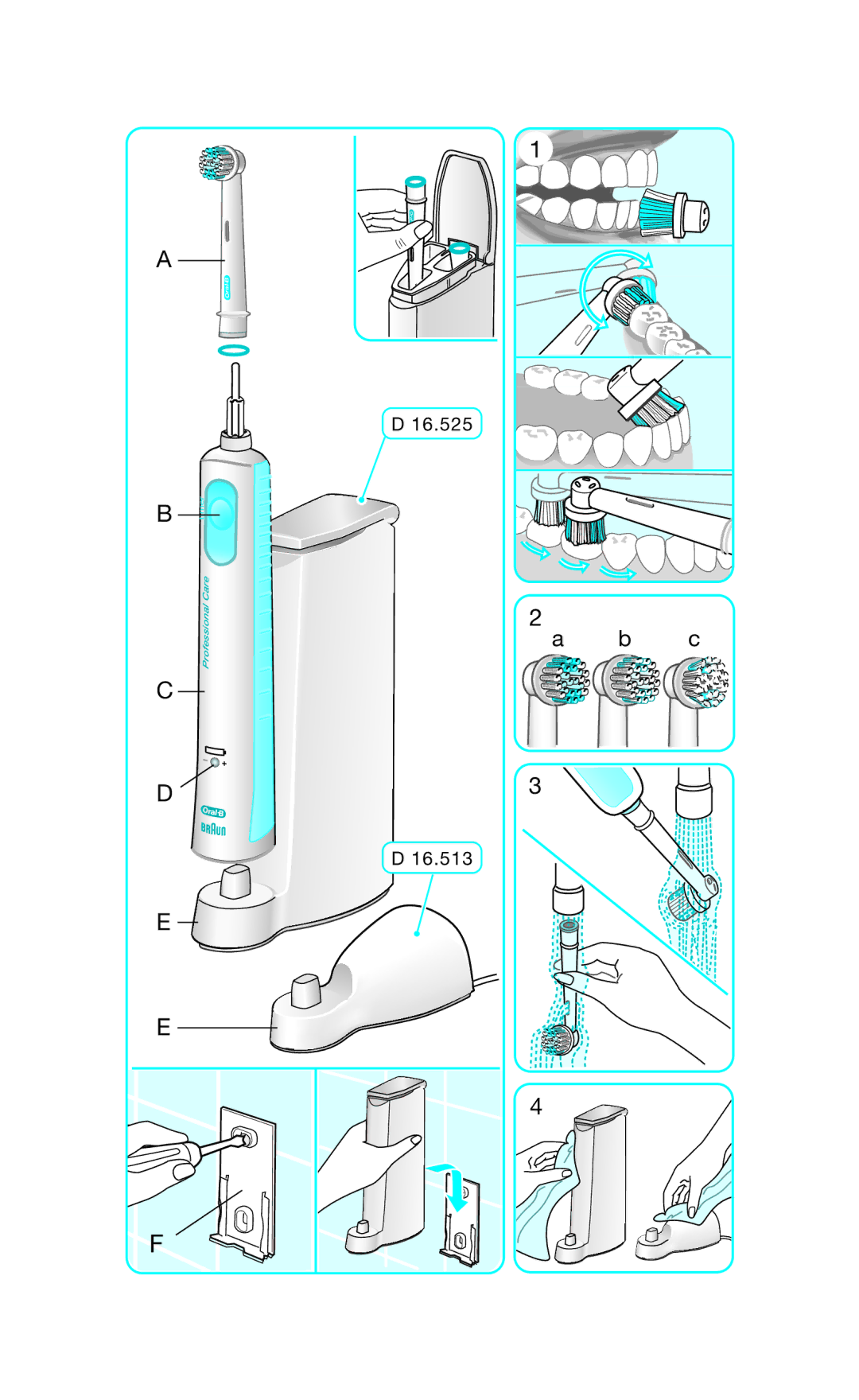 Braun D16.513, D16.525 manual 