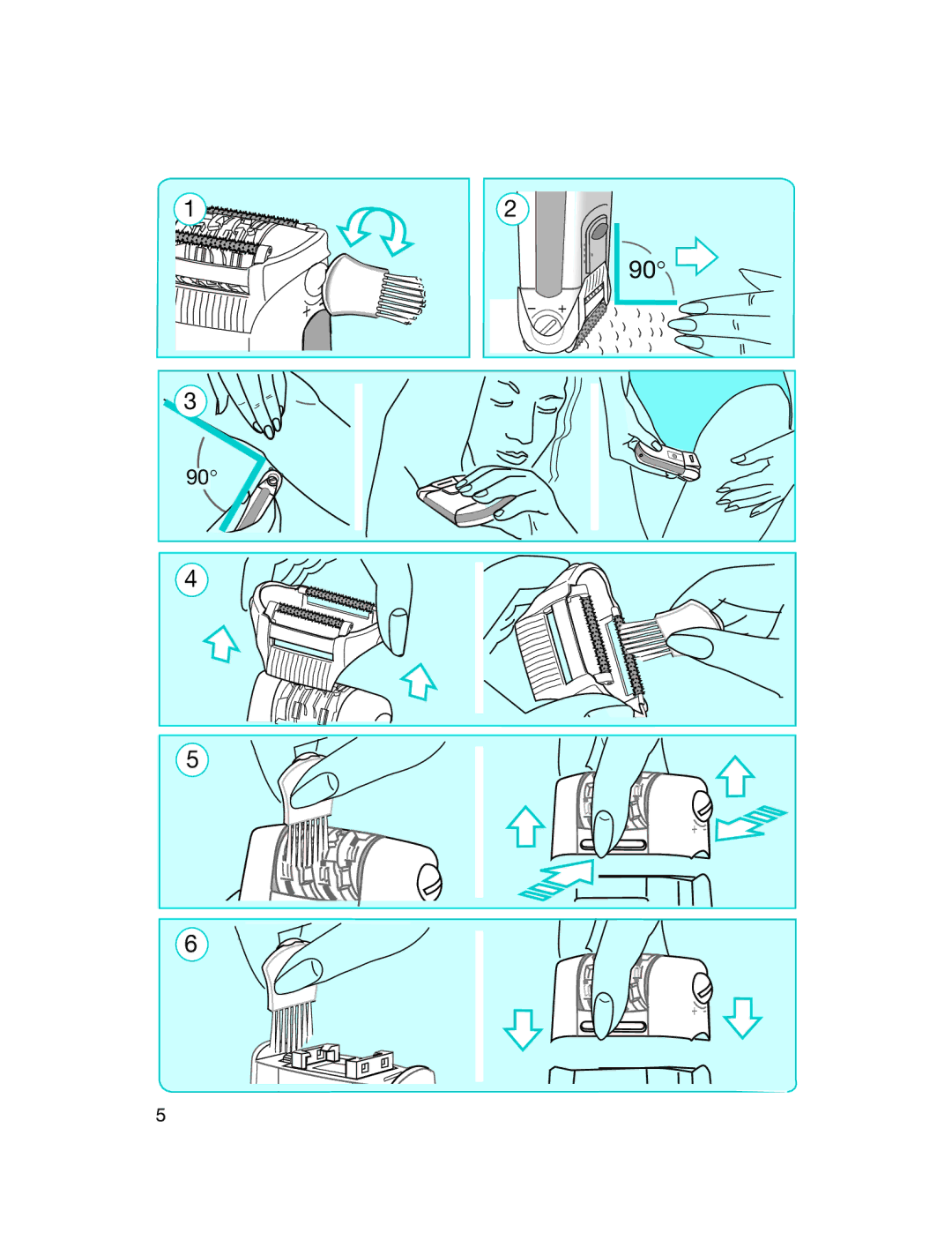 Braun EE 1160, EE 1180, EE 1170 manual 