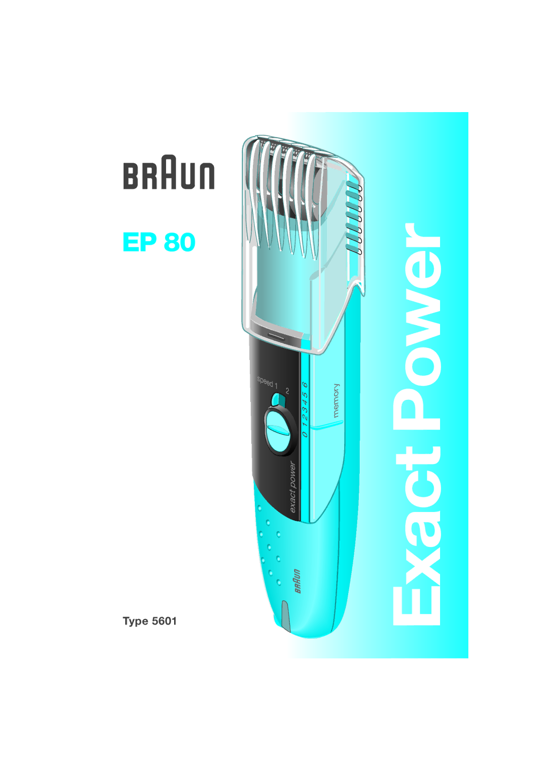 Braun EP 80 manual Power 