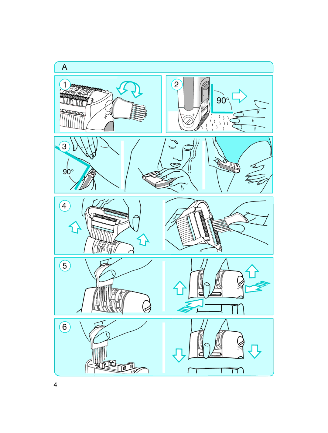 Braun ER 1373, ER 1393, ER 1383 manual 