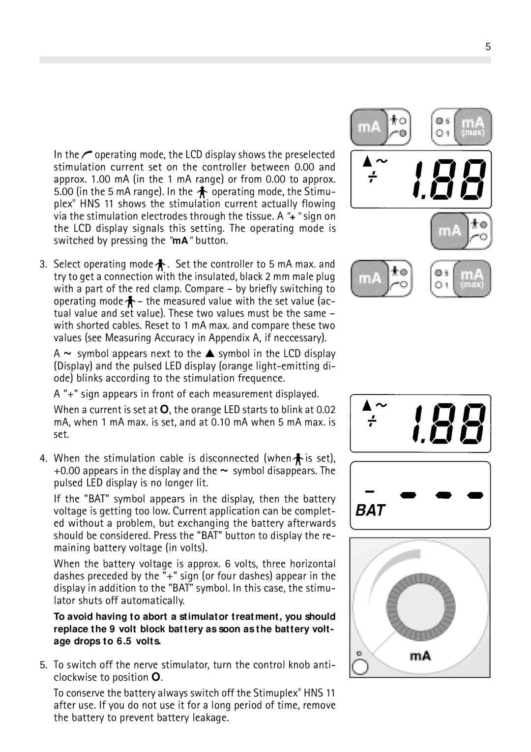 Braun HNS 11 user manual 