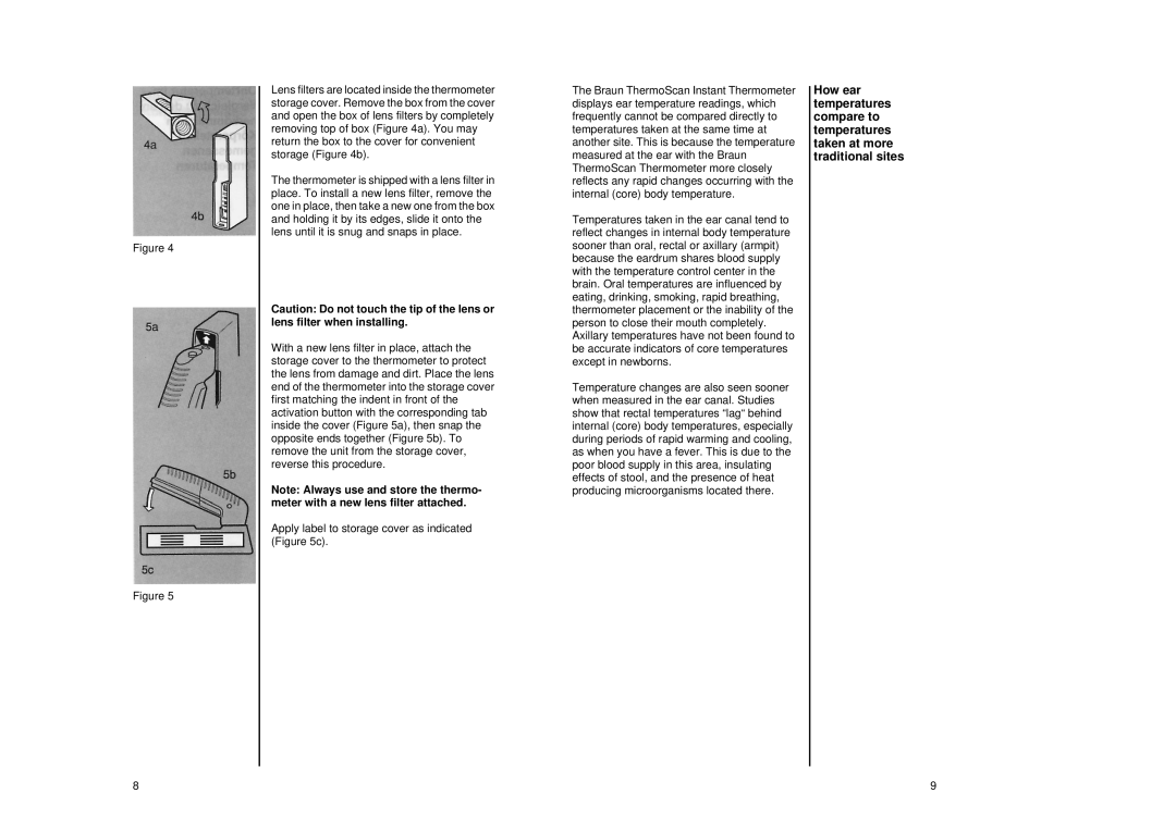 Braun IRT 1020 manual 