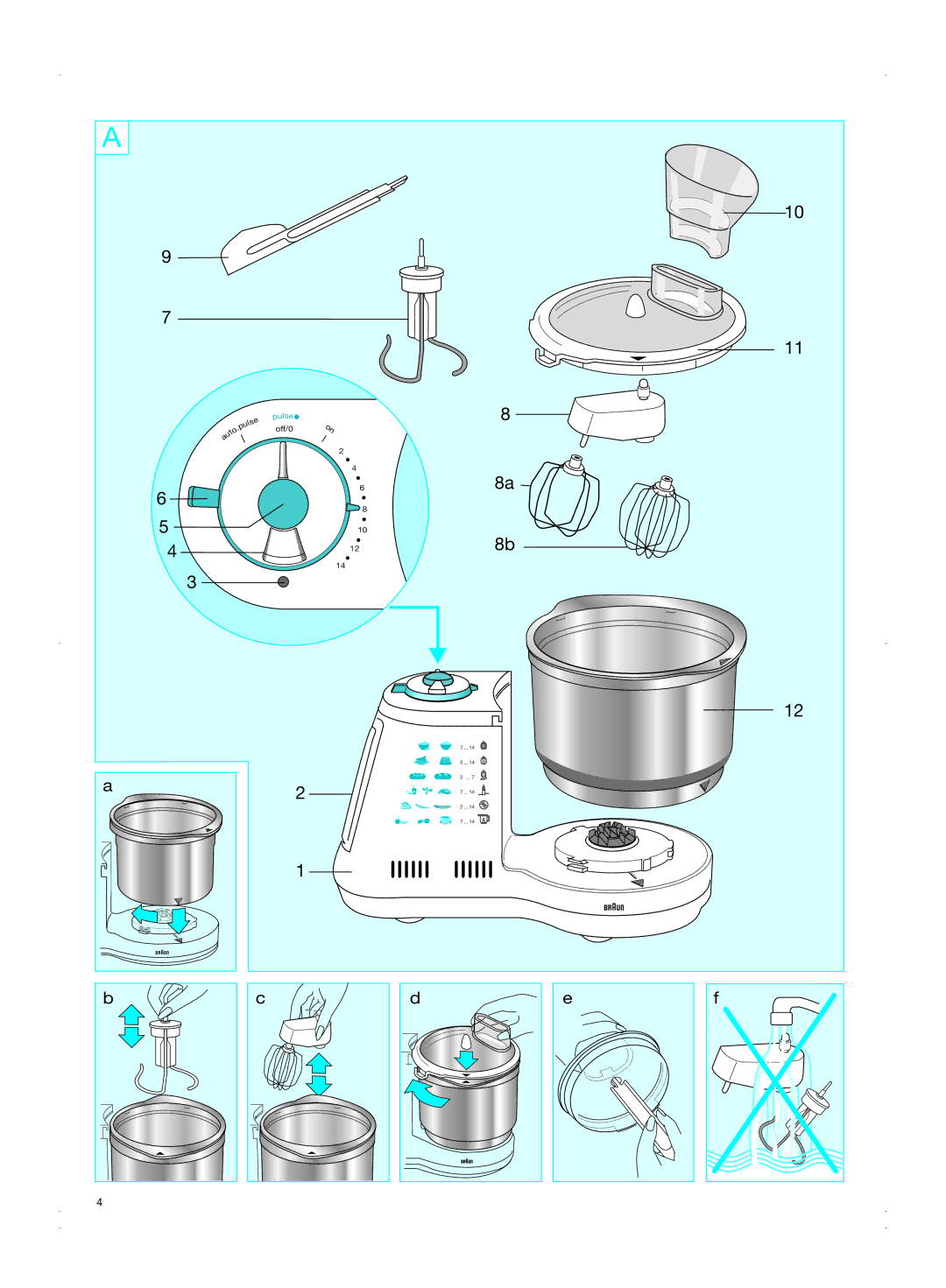 Braun K 3000 manual Pulse 