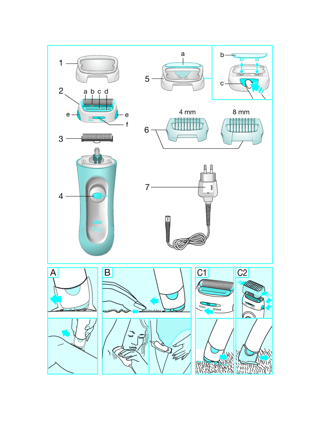 Braun LS 5360 manual B c d 