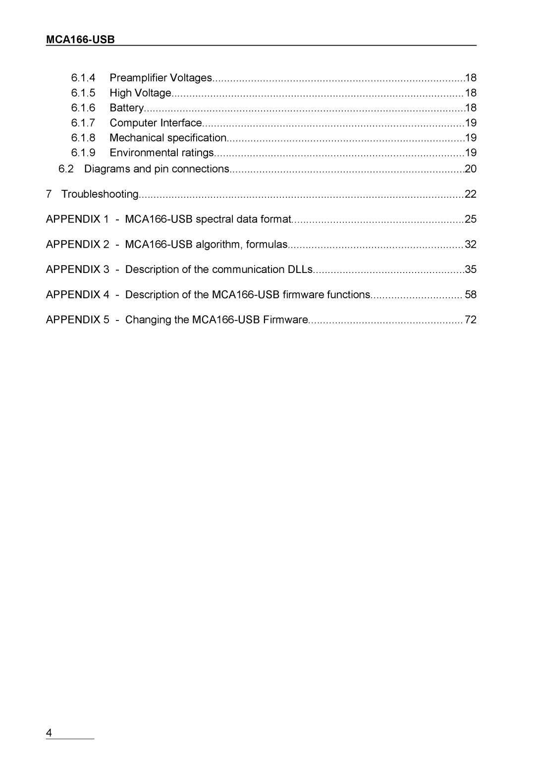 Braun MCA166-USB user manual Appendix 